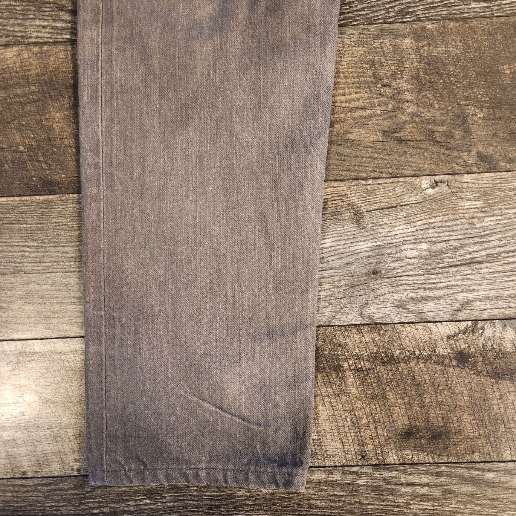 Vintage Naked & Famous Denim Weired Guy Selvedge Jeans Mens 33x34 Gray Denim Tapered Regular Waist 33 Inseam 32 In Size US 32 / EU 48 - 4 Thumbnail