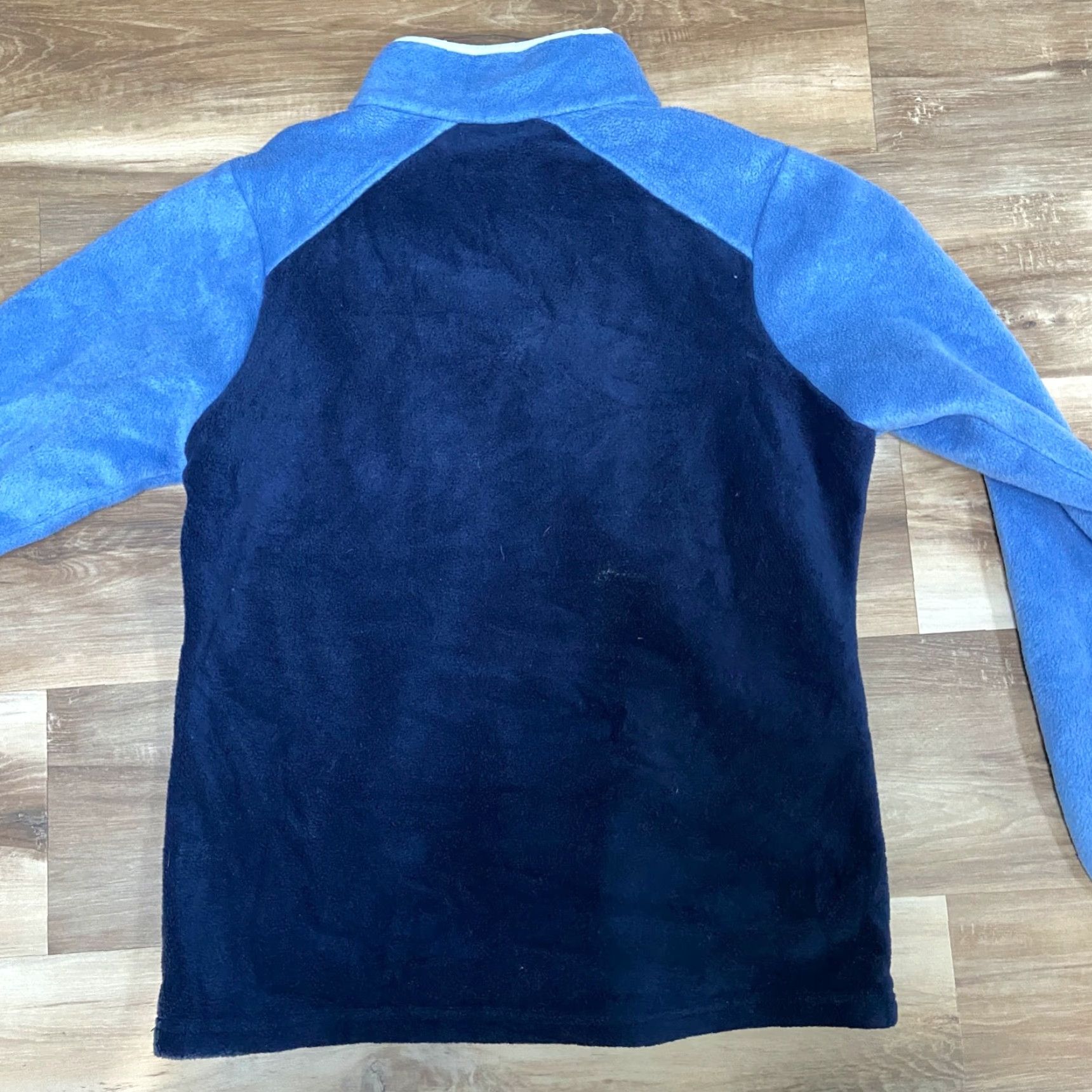 Vintage Columbia Sweatshirt Pullover Womens Medium 1/4 Snap Blue Long Sleeve Fleece Thermal Mock Neck Sweatshirt Size M / US 6-8 / IT 42-44 - 8 Thumbnail