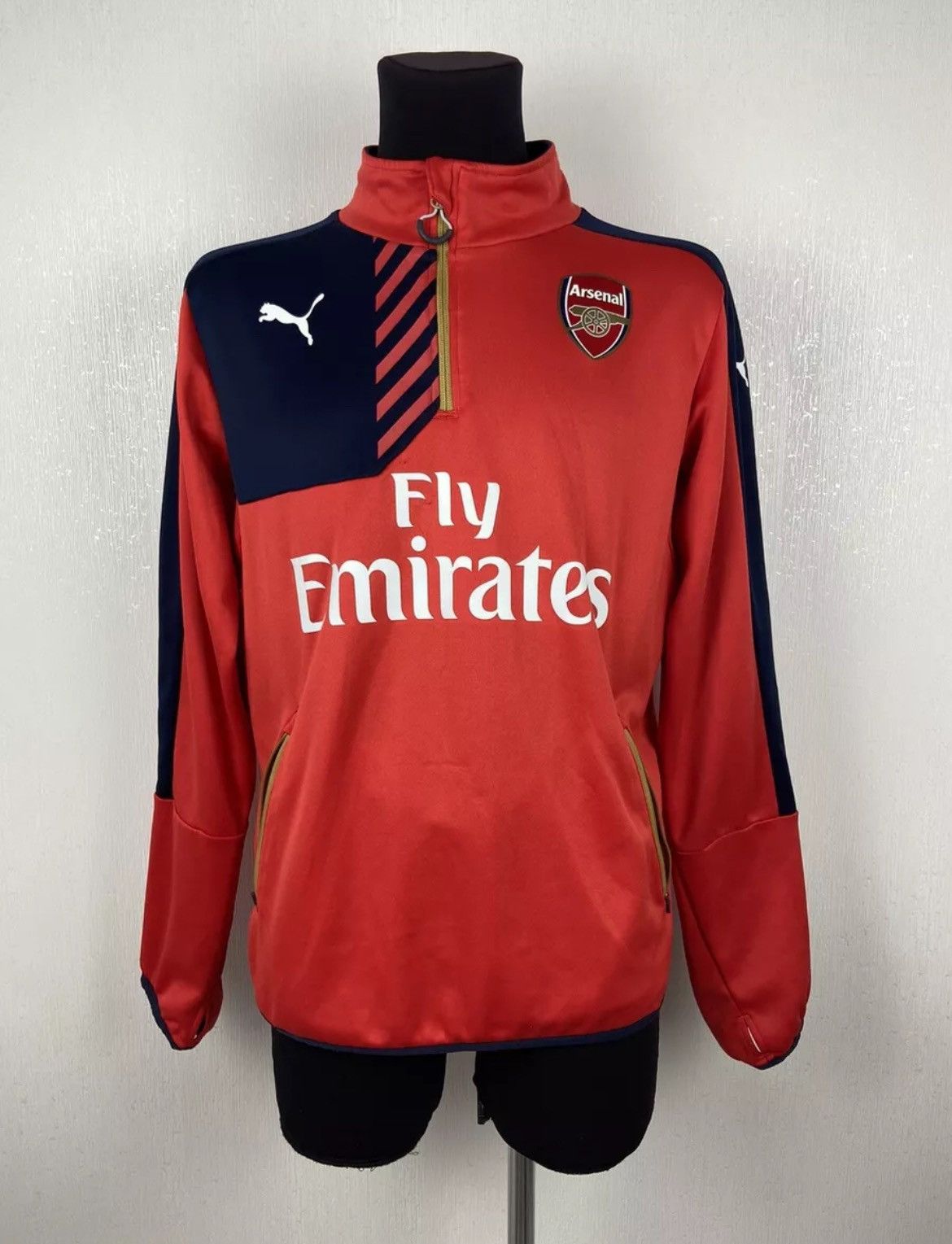 Puma Arsenal FC Training Top Jacket Half Zip Puma Size L Size US L / EU 52-54 / 3 - 1 Thumbnail