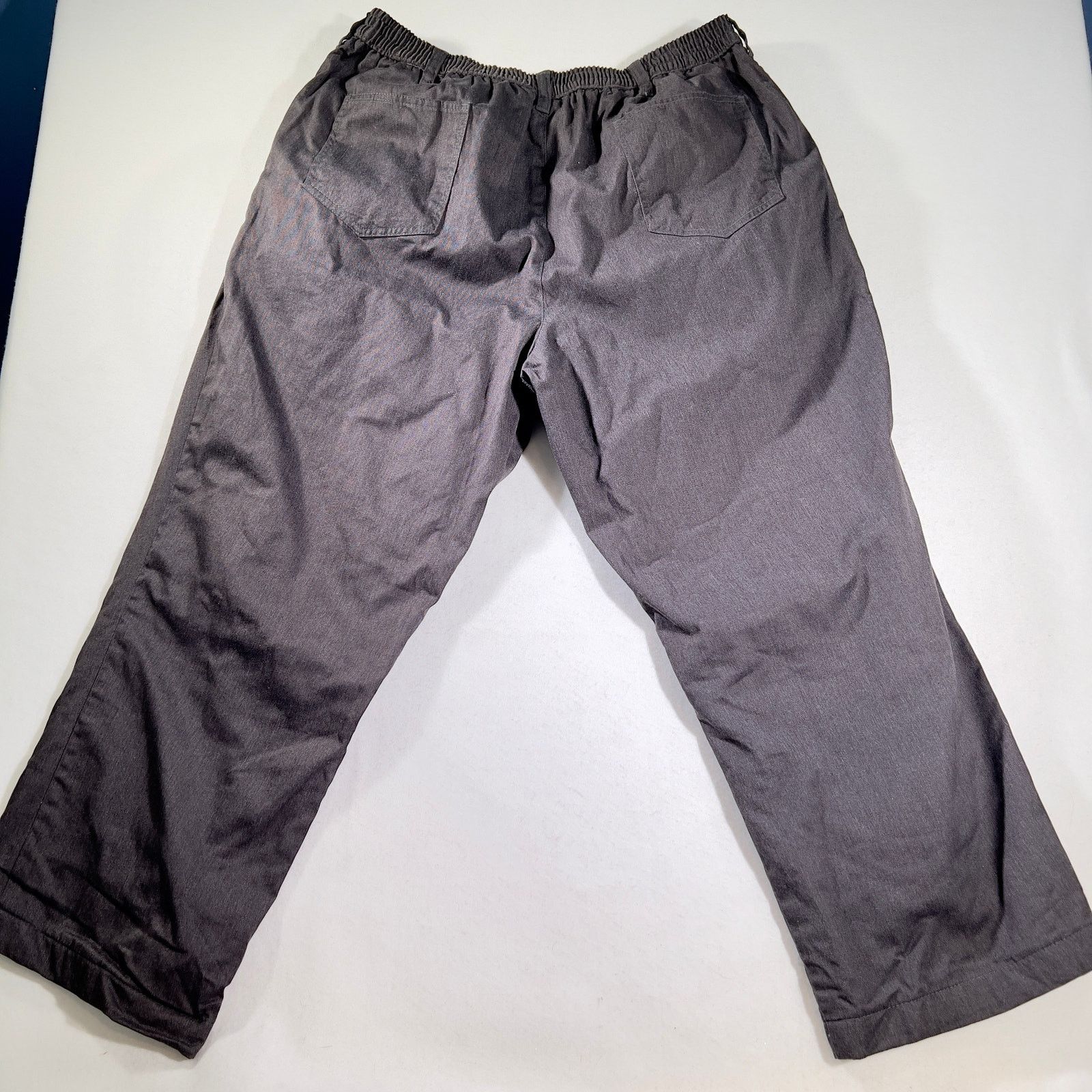 Haband Haband's Ice House Flannel Lined Pants Slacks Mens 42W x 27L Size US 42 / EU 58 - 3 Thumbnail