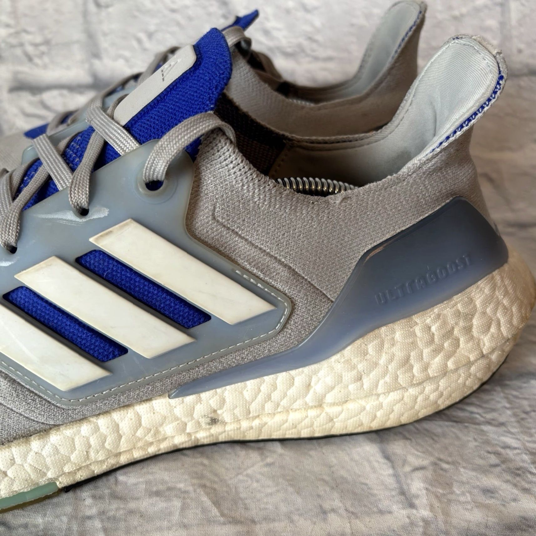 Adidas adidas UltraBoost 22 Sneaker Men 12 Blue Grey White HP9189 Athletic Running Shoes Sports Athleisure Size US 12 / EU 45 - 7 Thumbnail
