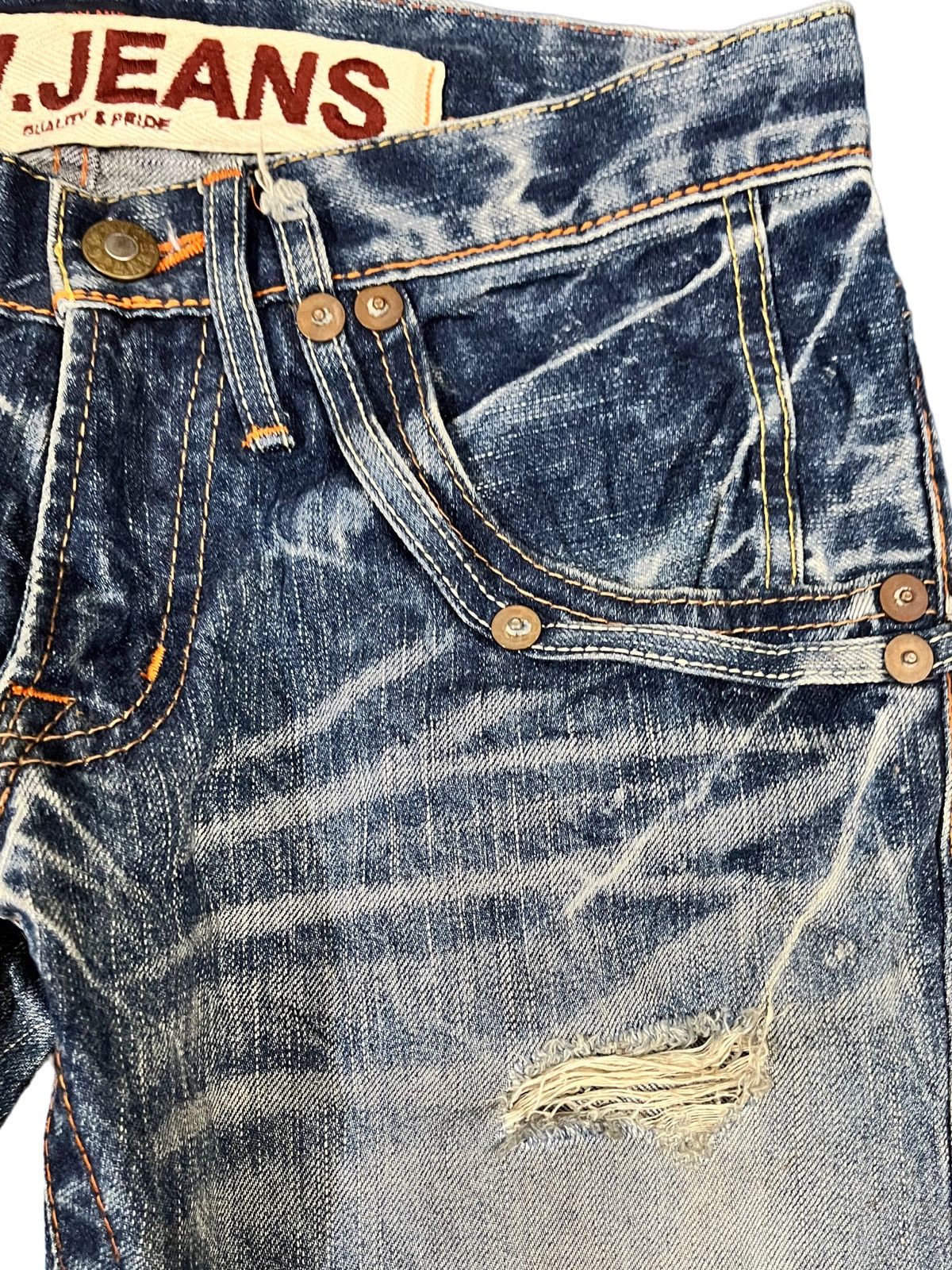Hysteric Glamour Vintage Blue Way Flare Punk Denim Size US 29 - 4 Thumbnail