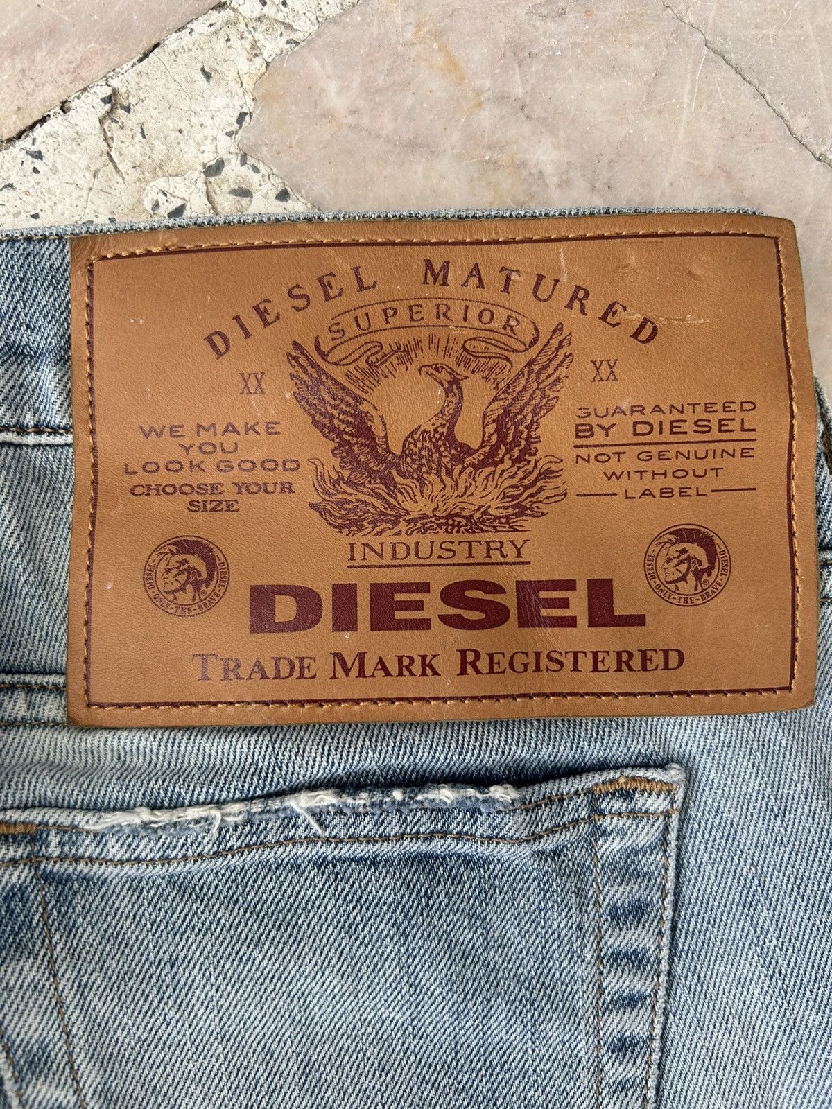 Diesel Diesel D-Ebby Vintage Ripped Flare Jeans Size US 28 / EU 44 - 11 Thumbnail