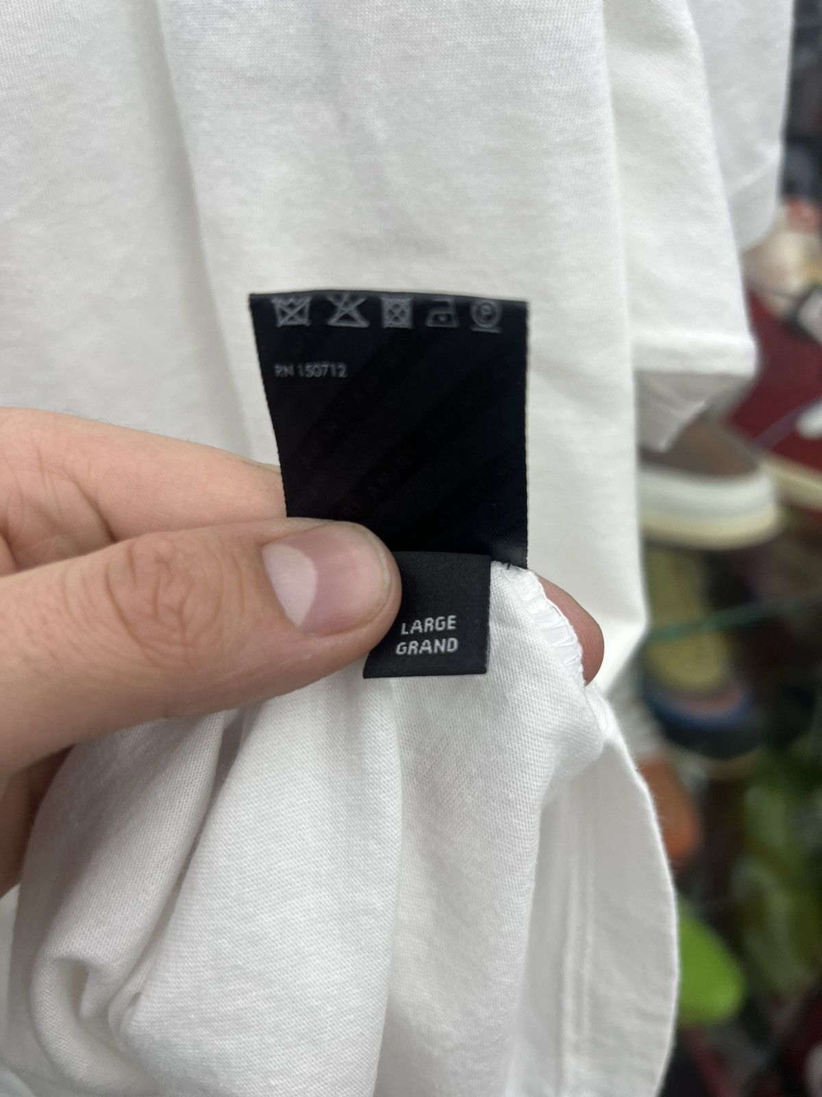 Amiri Amiri Ma core logo white tee - size large Size US L / EU 52-54 / 3 - 6 Thumbnail