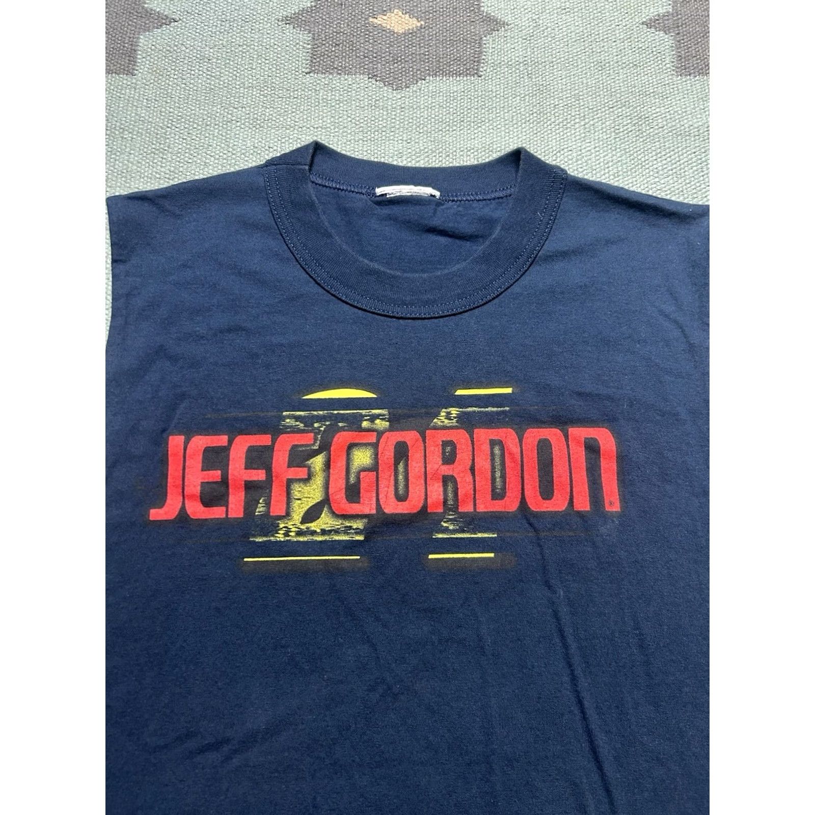 NASCAR VINTAGE Jeff Gordon NASCAR sleeveless tank top t shirt NOS XL Blue Men Shirt Size US XL / EU 56 / 4 - 4 Thumbnail