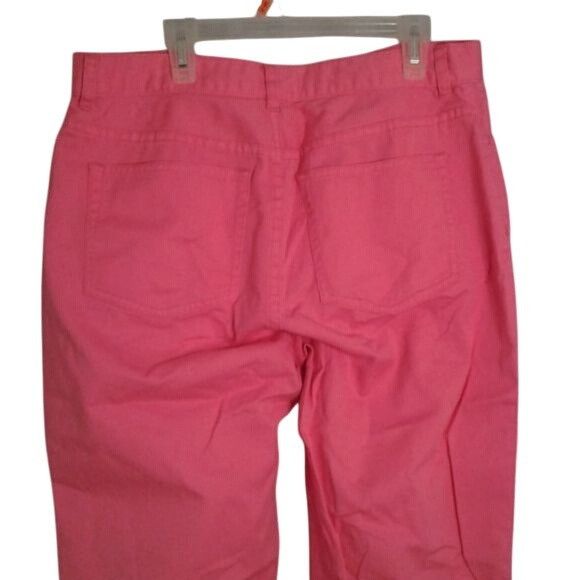 Chaps Chaps Size 10 Womens Pink denim Capri Pants Jeans Cotton Size 32" / US 10 / IT 46 - 4 Thumbnail
