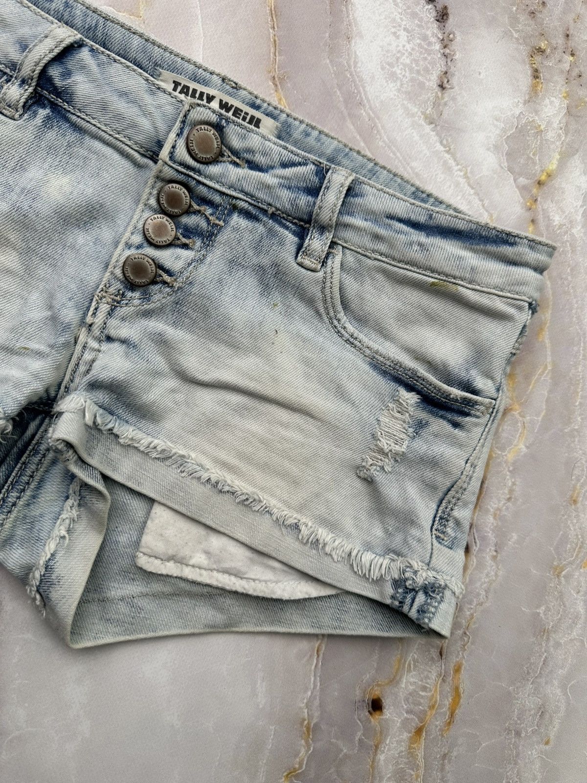 Japanese Brand Vintage Mini Shorts (E1) Size 25" / US 0 / IT 36 - 4 Thumbnail