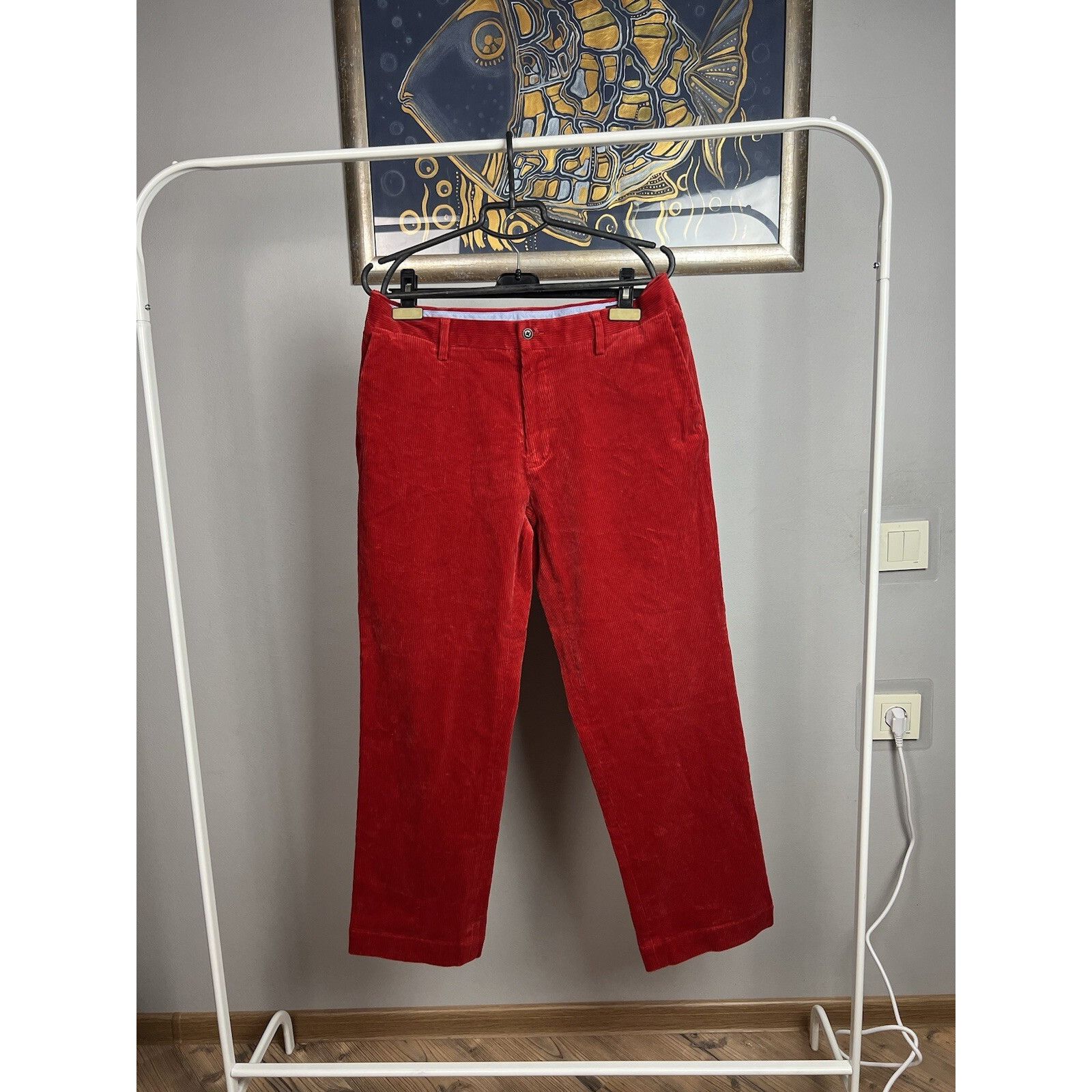 Polo Ralph Lauren MINT! Polo Ralph Lauren Red Corduroy Classic Fit Chino Pants Size US 33 - 4 Thumbnail