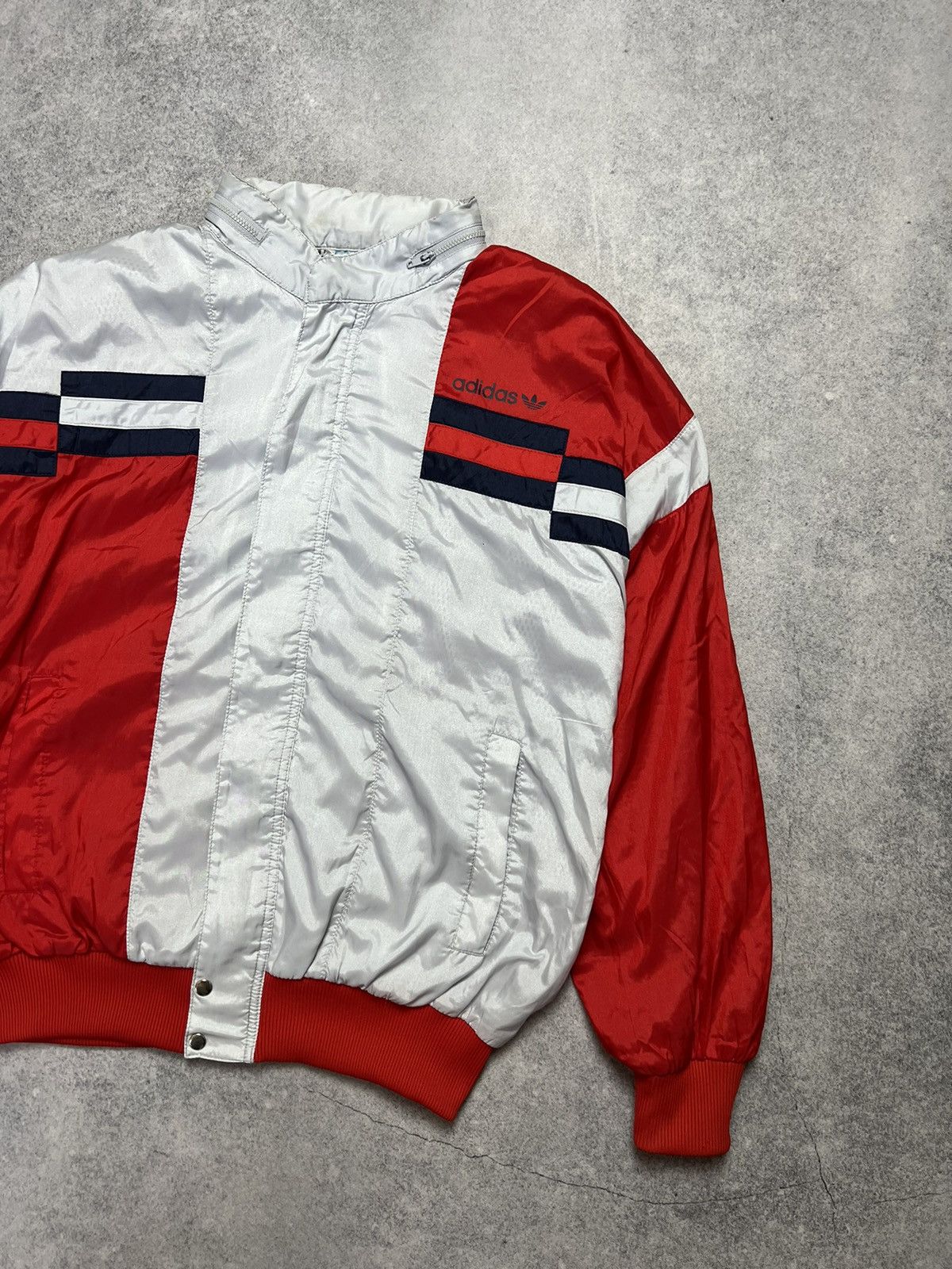 Vintage Vintage 90s Adidas Retro Nylon Track Suit Drill Y2K Jacket Size US S / EU 44-46 / 1 - 3 Thumbnail