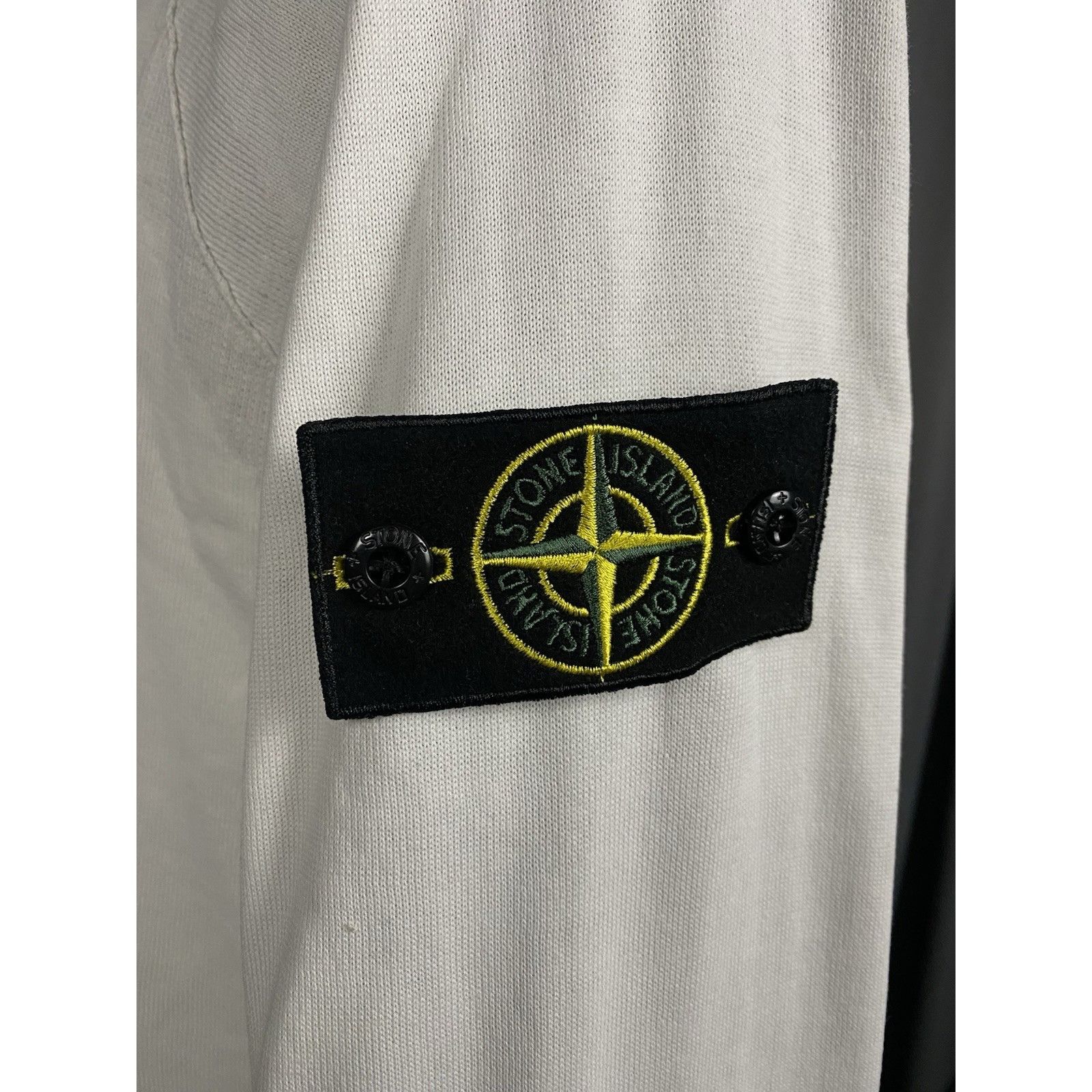 Stone Island Stone Island Men's Beige White Crewneck Sweater Size L Size US L / EU 52-54 / 3 - 11 Thumbnail