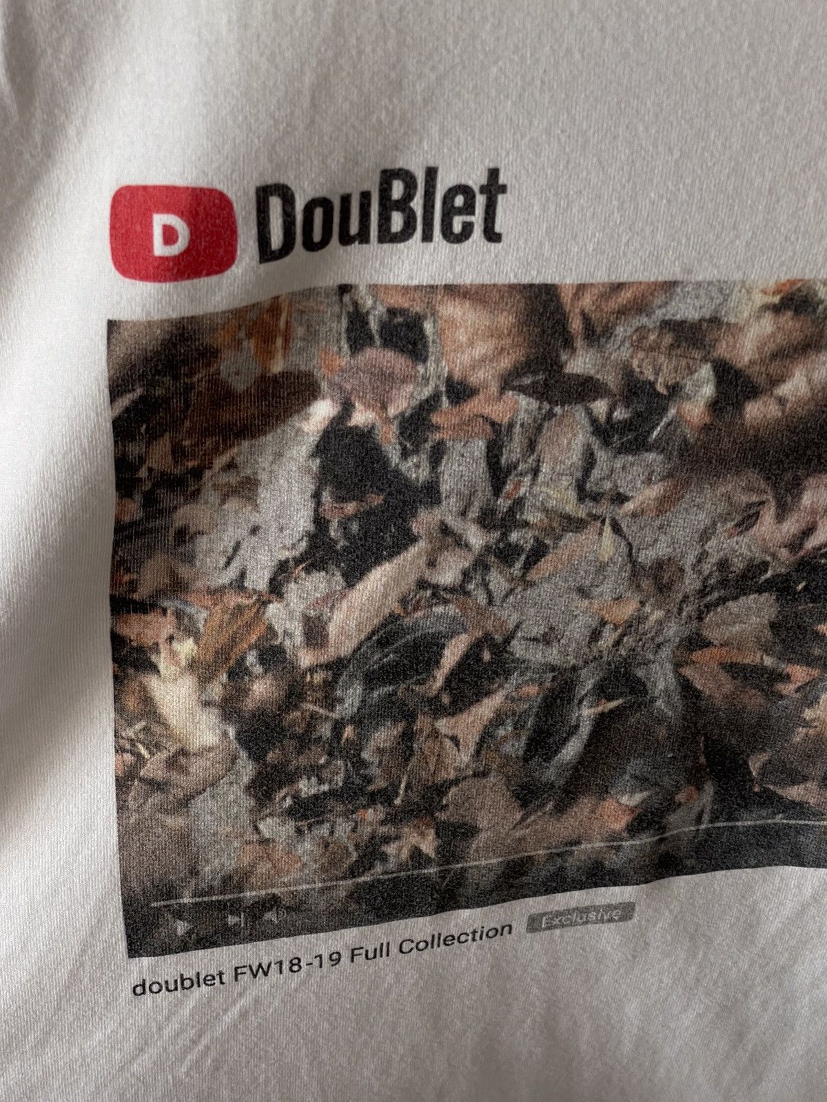 Doublet Fw18/19 Double Parody Youtube Oversize Tee Size US XL / EU 56 / 4 - 6 Thumbnail