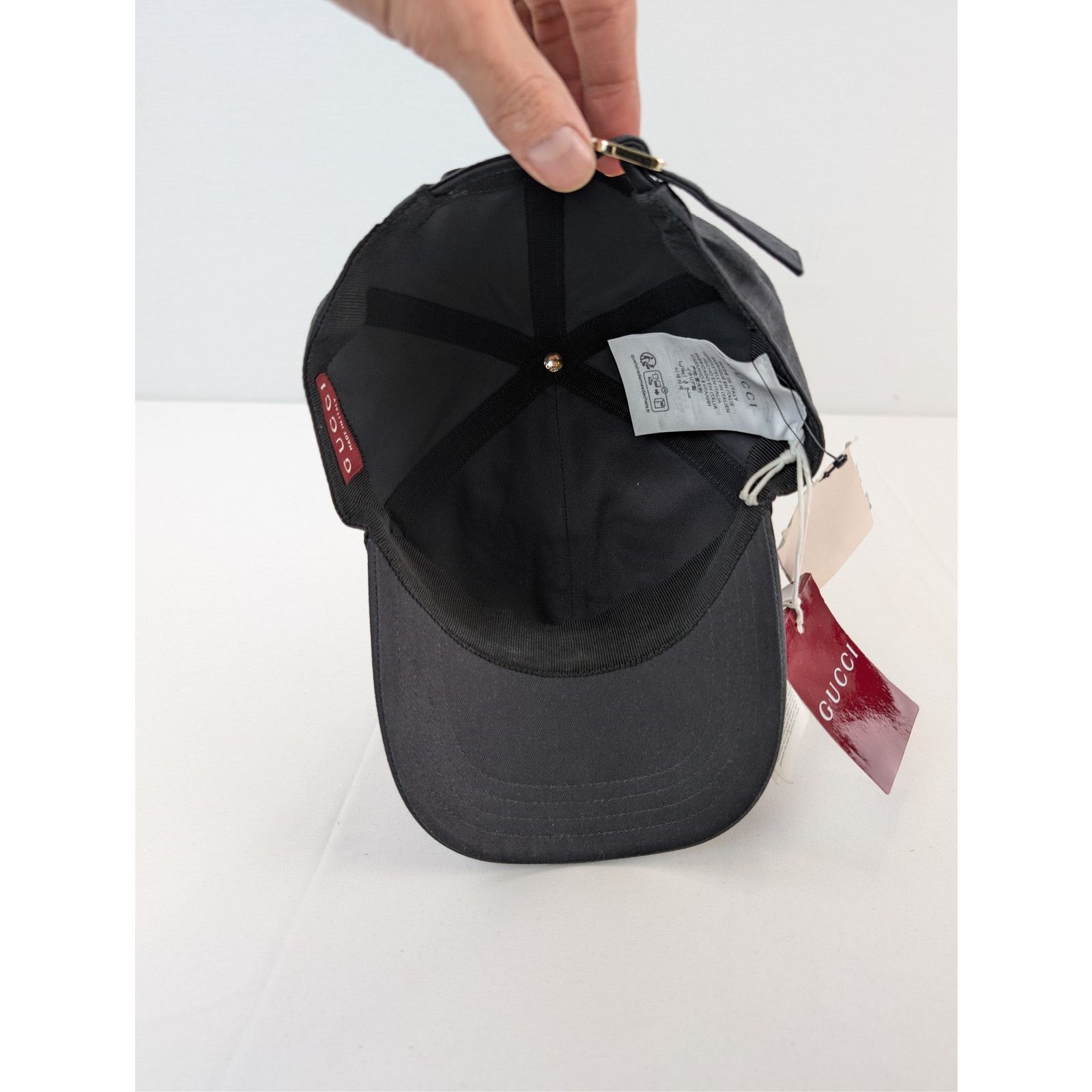 Gucci o1rshd1 Size: L / Granada Bio C/Ric Cap / Hat M Evere Black Size ONE SIZE - 10 Thumbnail