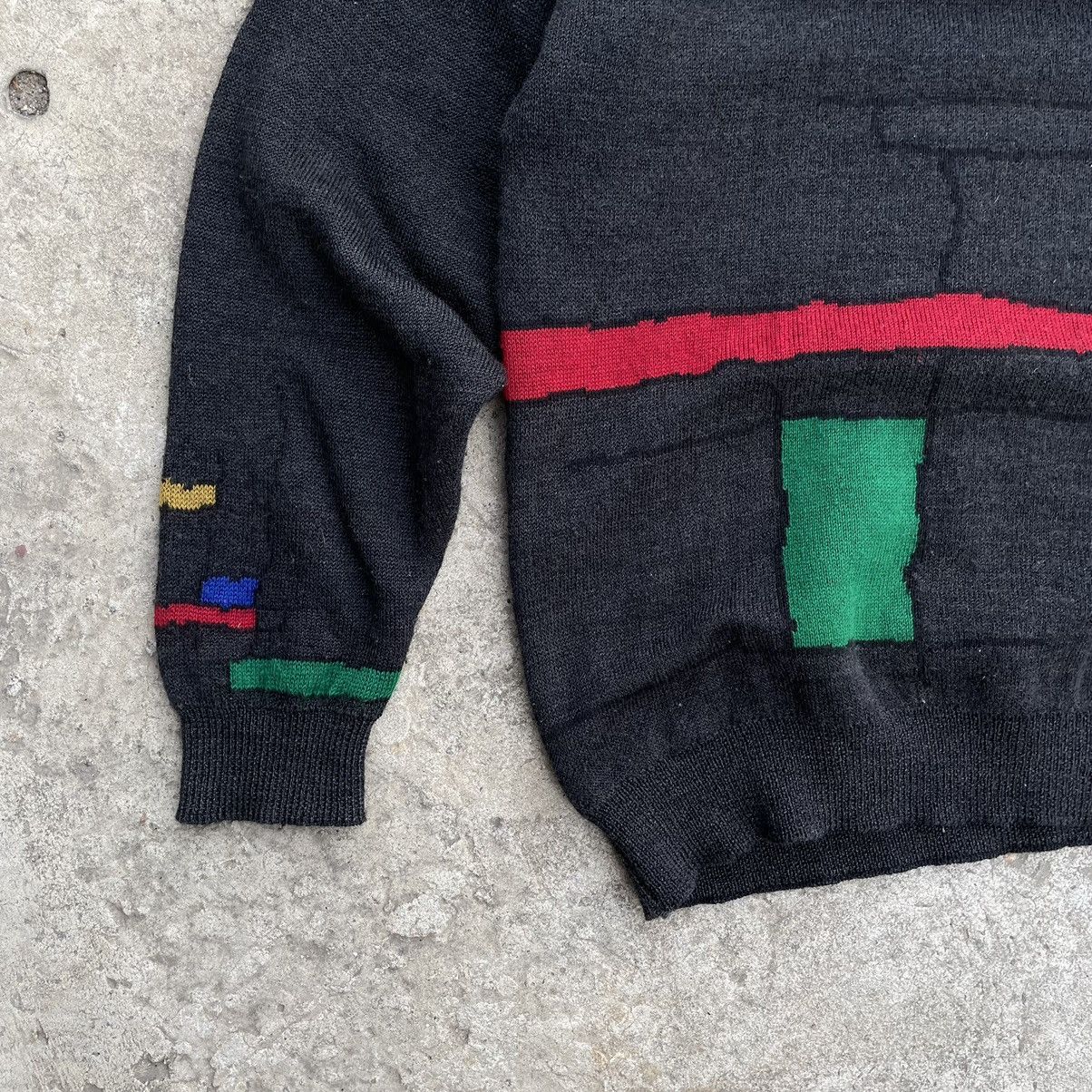 Vintage Vintage Knit Sweater Y2K Abstract Logo Style USA 90s Y2K Size US M / EU 48-50 / 2 - 8 Thumbnail