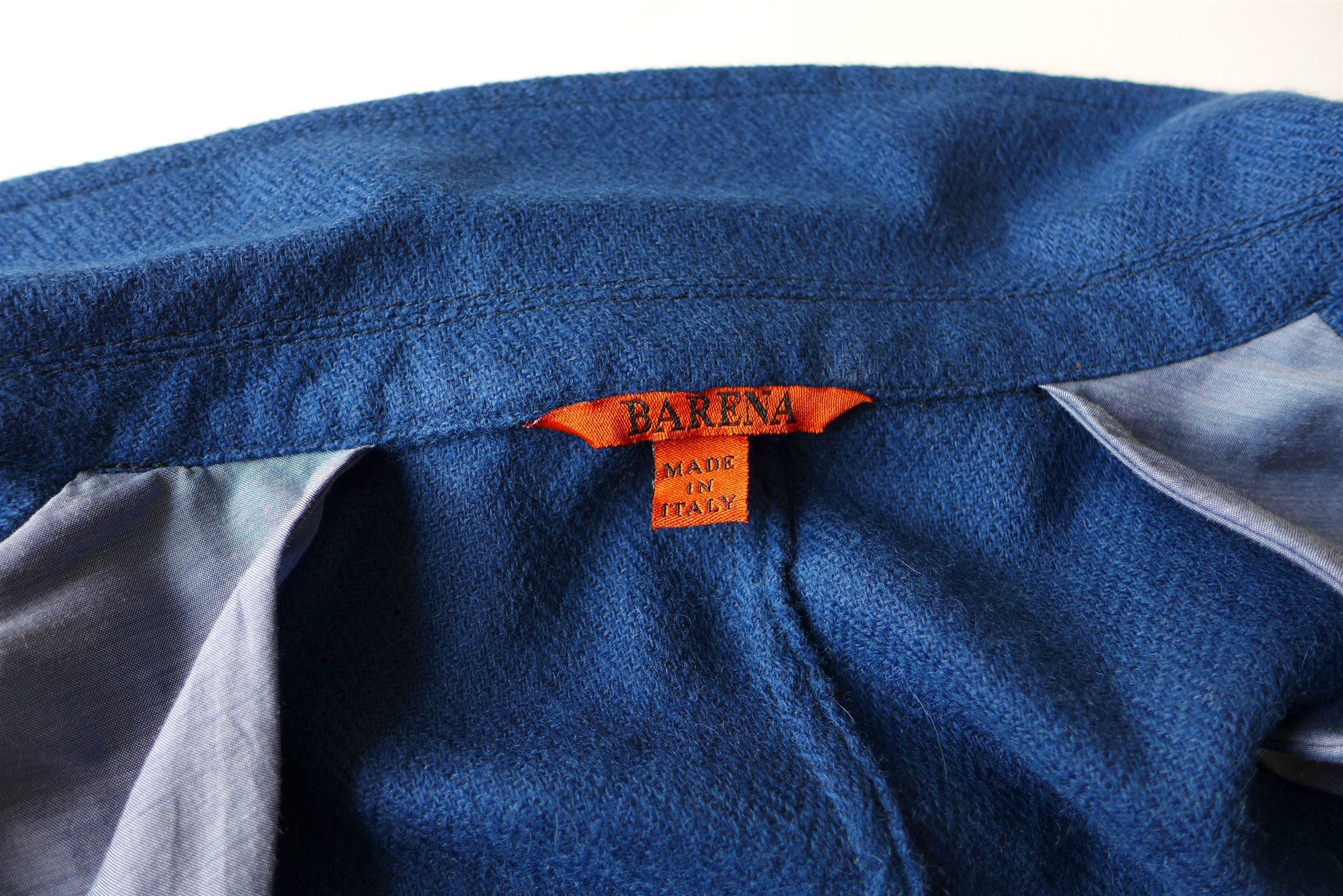 Barena Barena Taca Puno Blazer - Blue Herringbone Alpaca Size US L / EU 52-54 / 3 - 7 Thumbnail