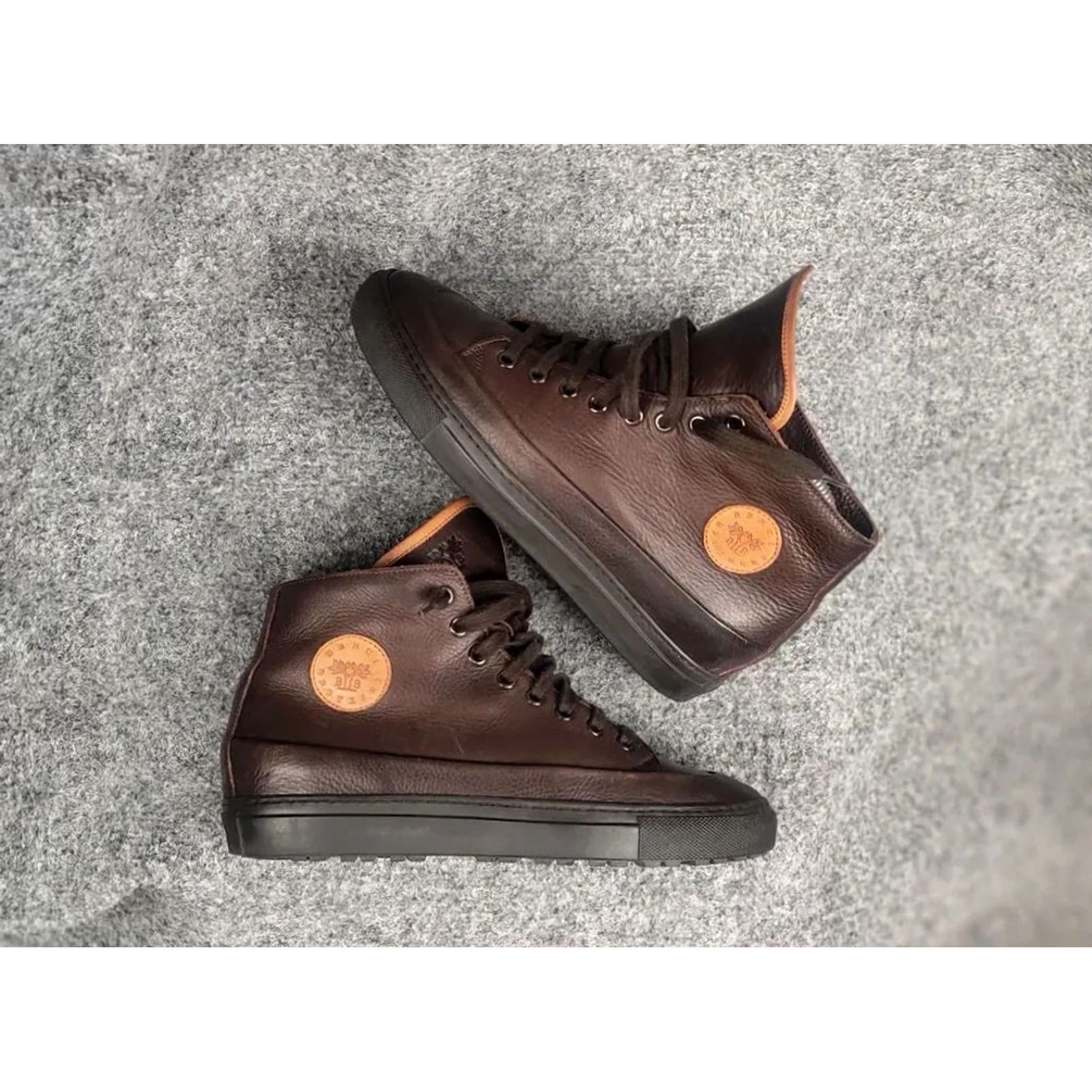 Vintage Benci Brothers scrambler Fur-lined brown Italian leather boots Sneakers - Boots - 8 - Brown - Fur - Leather - Italy - Vintage No - Women - Sneakers Size US 8 / IT 38 - 2 Thumbnail