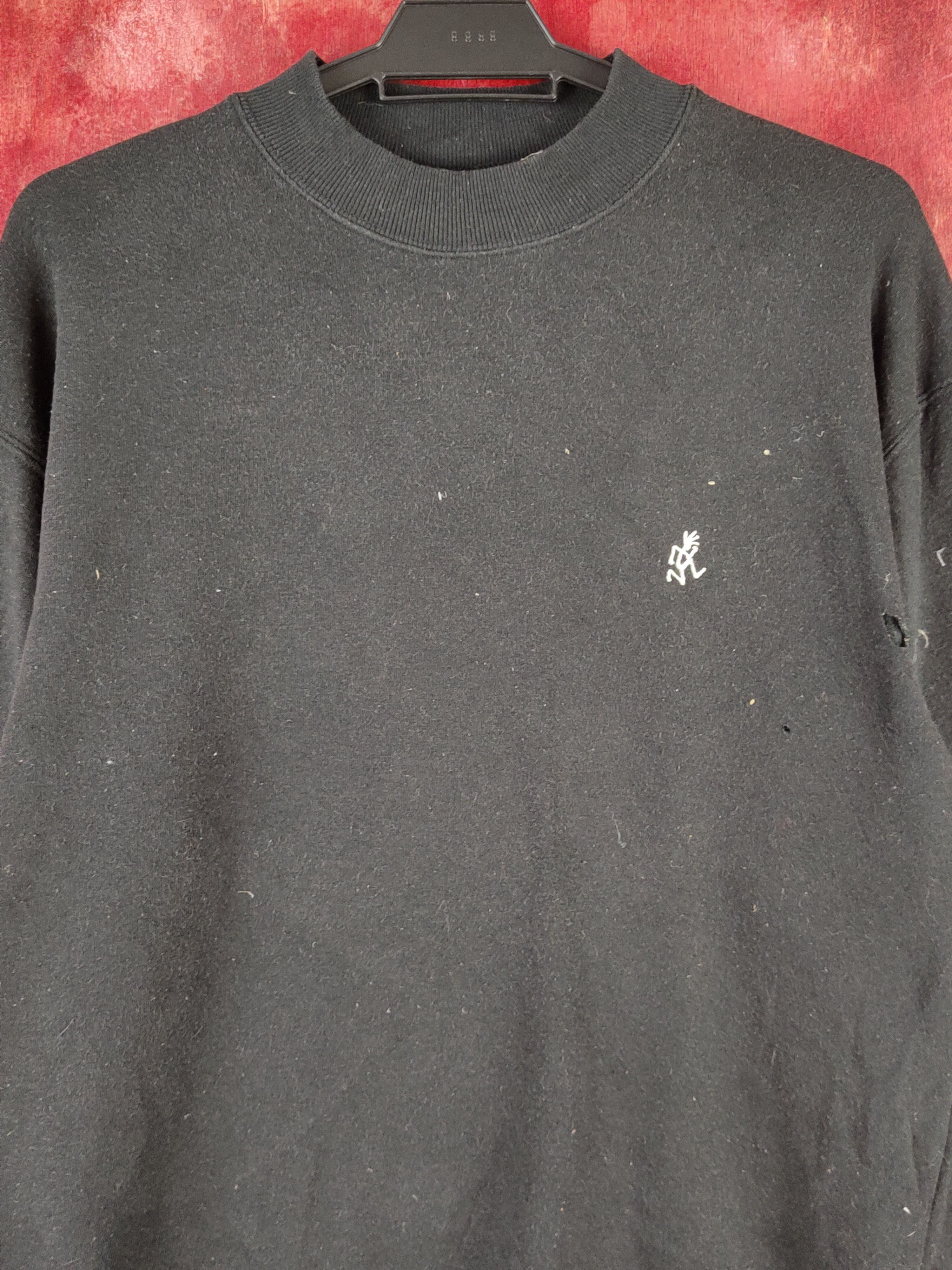 Gramicci × Japanese Brand × Vintage Gramicci Black ripped distressed vintage Sweatshirts #SW2116 Size US S / EU 44-46 / 1 - 2 Thumbnail