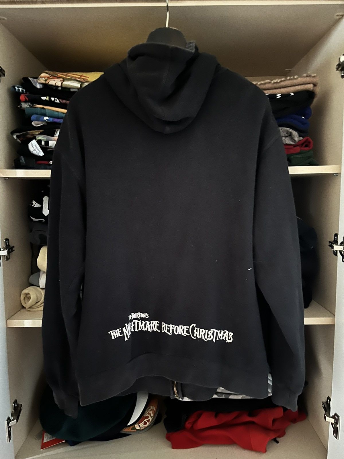 Disney Rare Vintage 2000s The Nightmare Zip-Up Hoodie Size US L / EU 52-54 / 3 - 6 Thumbnail