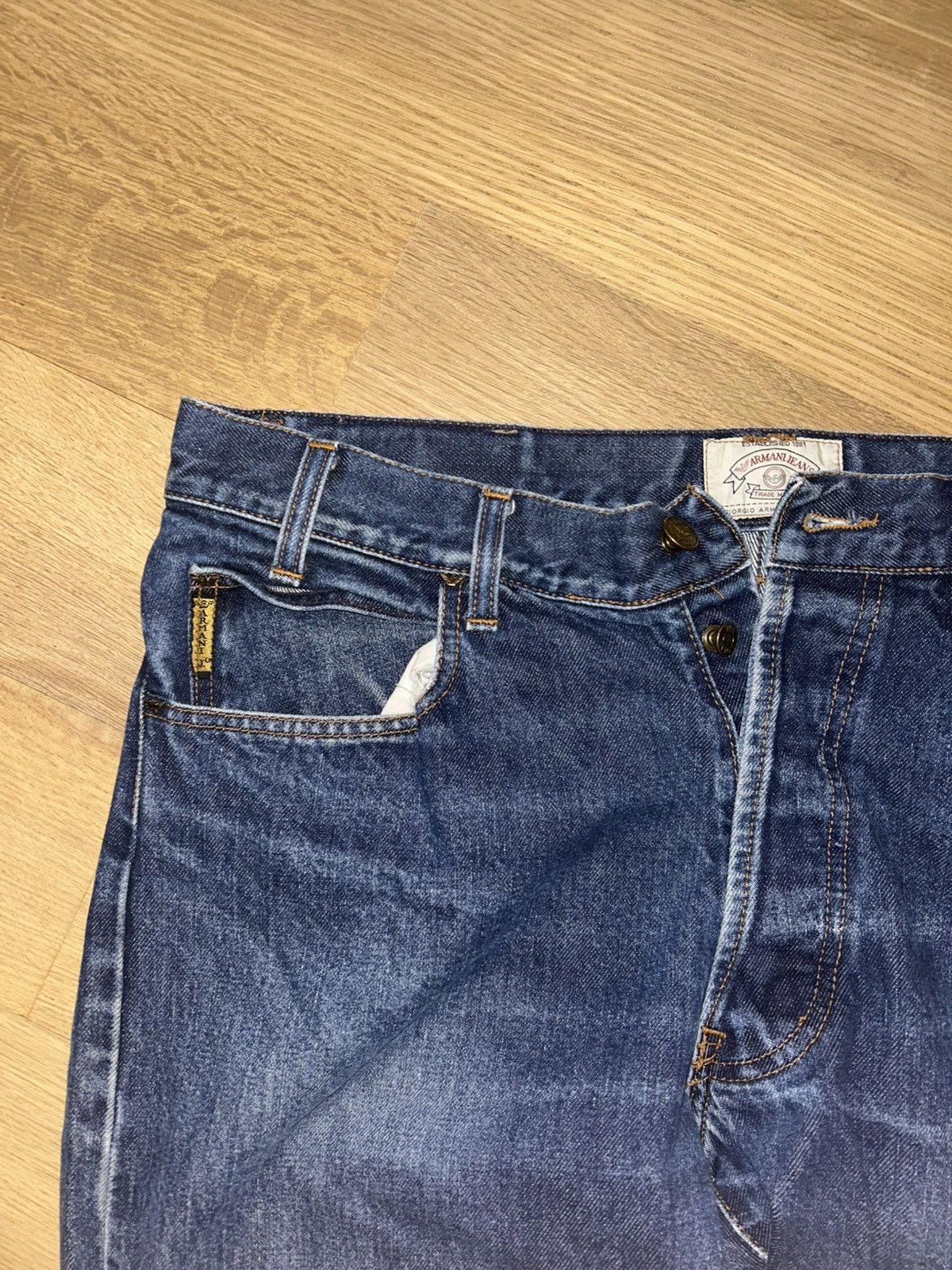 Armani Armani Blue Jeans Size US 34 / EU 50 - 2 Thumbnail