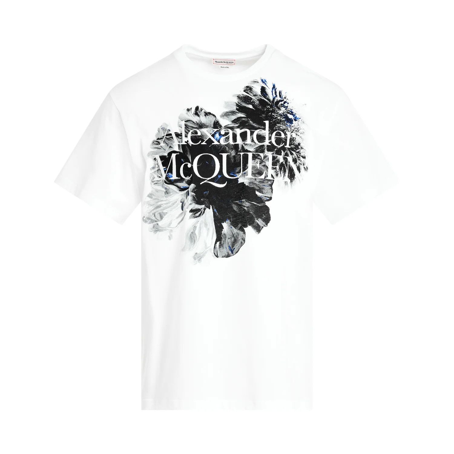 Alexander McQueen o1mris0824 T-Shirt in Black & White Size US L / EU 52-54 / 3 - 1 Thumbnail