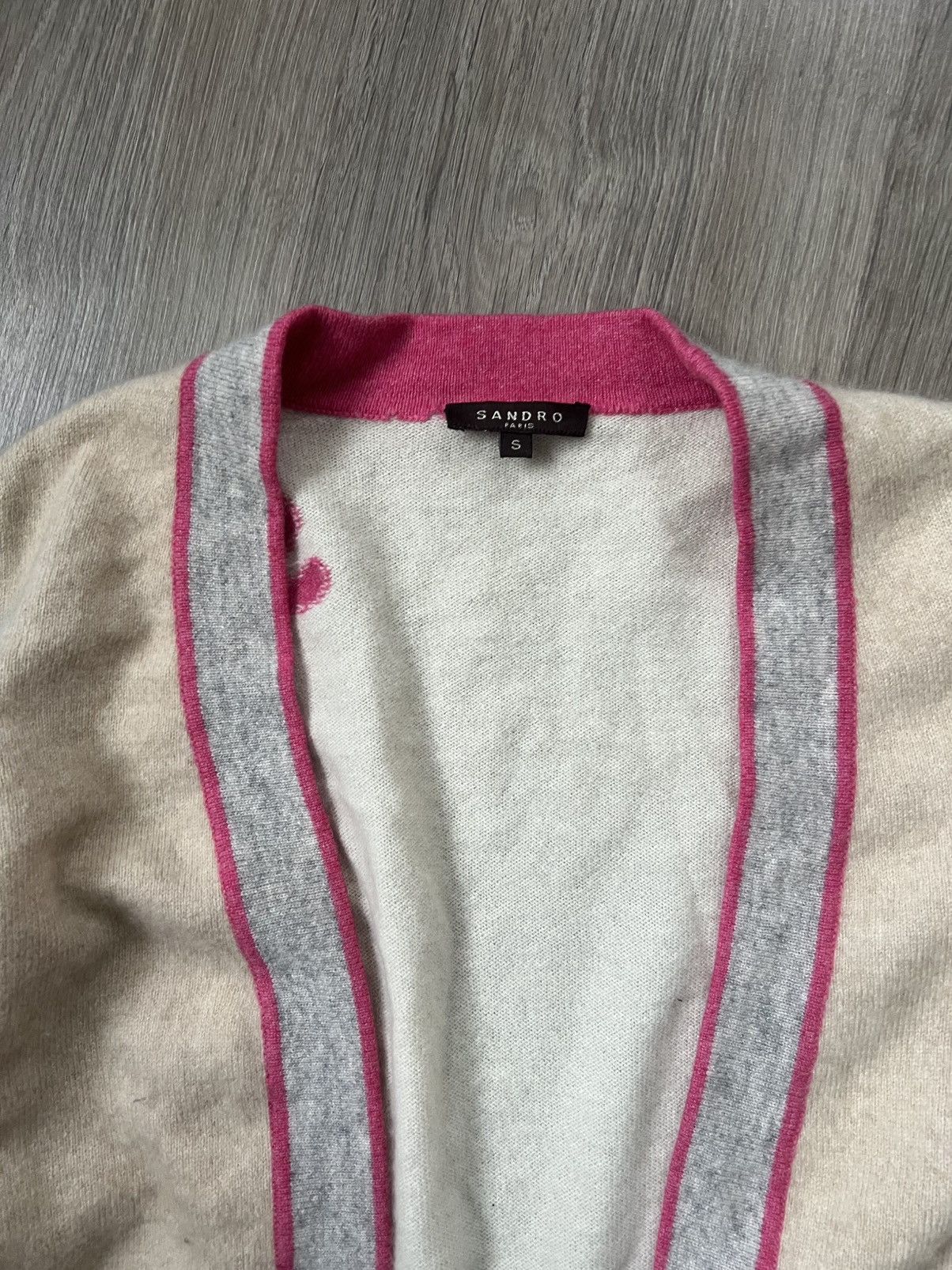 Sandro × Vintage Sandro vintage cashmere cardigan Size S / US 4 / IT 40 - 3 Thumbnail