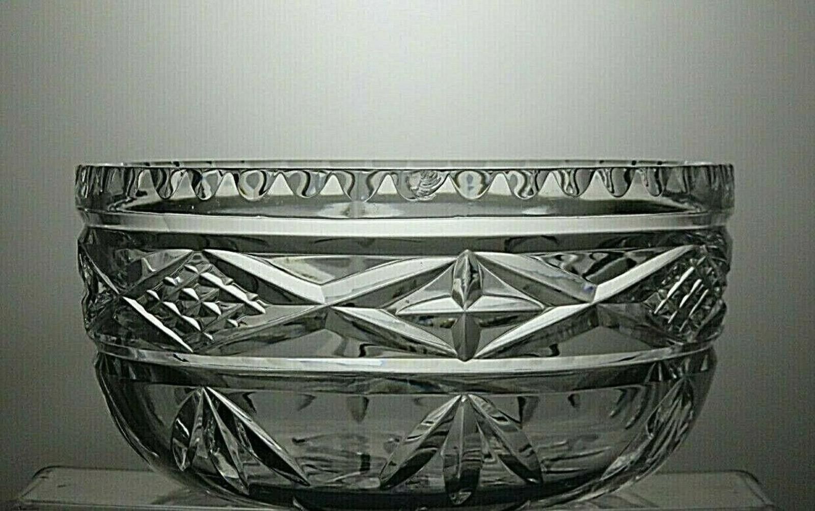 The Unbranded Brand Cut Glass Crystal Salad Fruit Serving Bowl 3 3/4" Size ONE SIZE - 2 Thumbnail