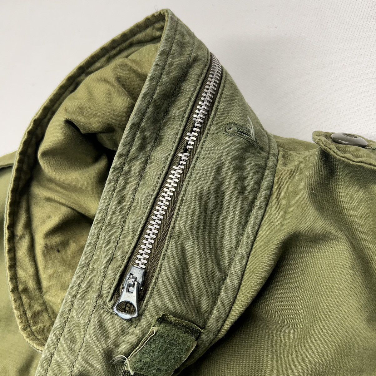 Vintage VTG Army Jacket Green M-65 Coat Field Cold Weather Military Size US M / EU 48-50 / 2 - 14 Thumbnail