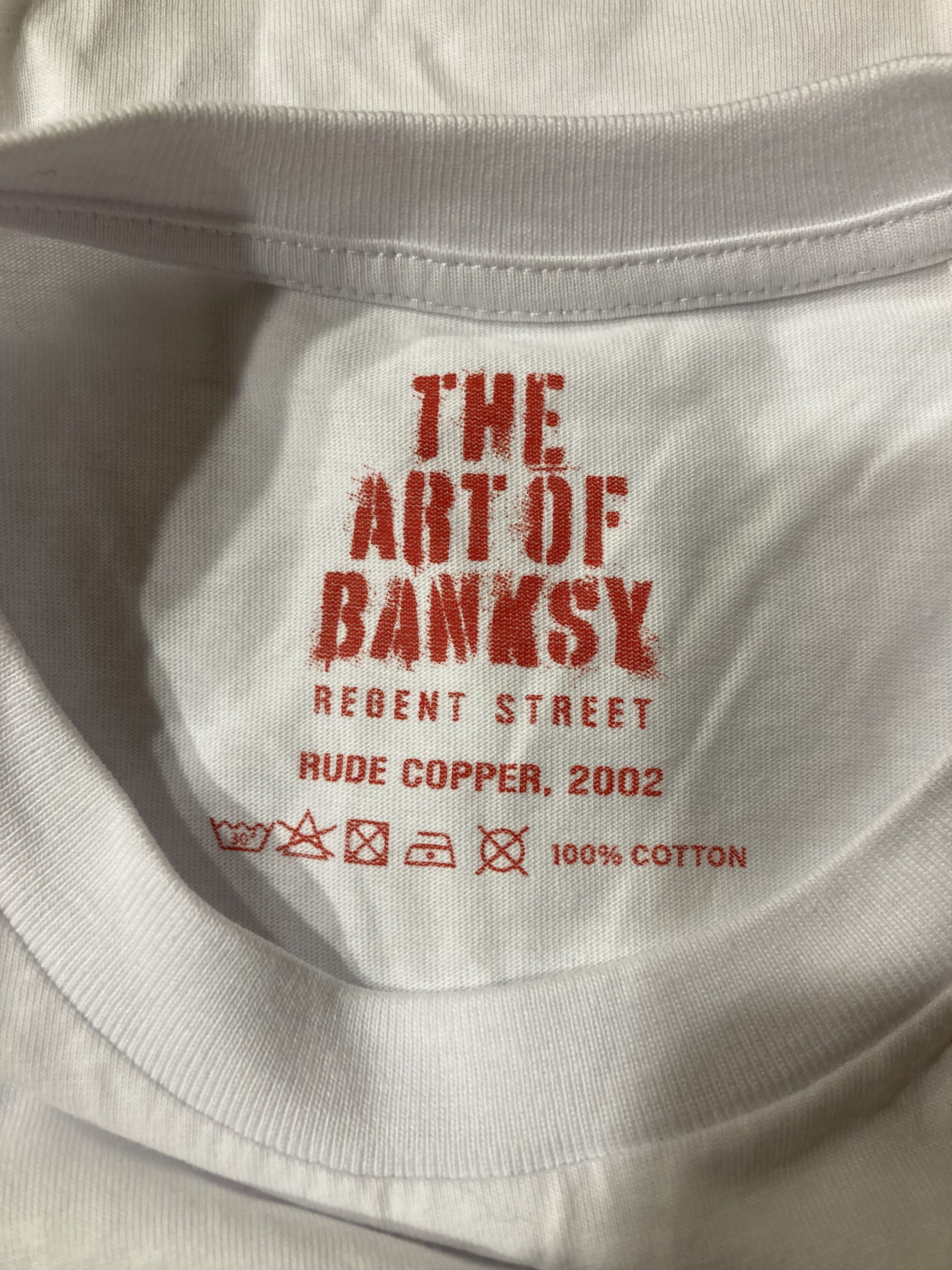 RUDE GALLERY The Art Of Banksy Rude Copper 2002 Policeman tee Size US M / EU 48-50 / 2 - 3 Thumbnail