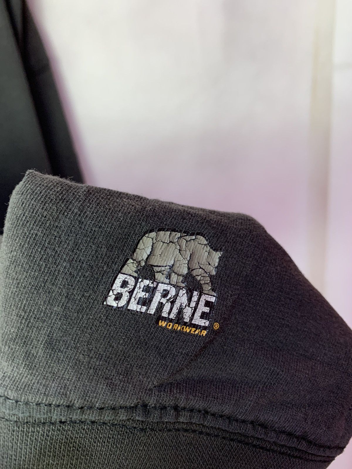 Vintage 🔥Vintage Berne Workwear Distressed Tee Harley Parody Size US L / EU 52-54 / 3 - 5 Thumbnail