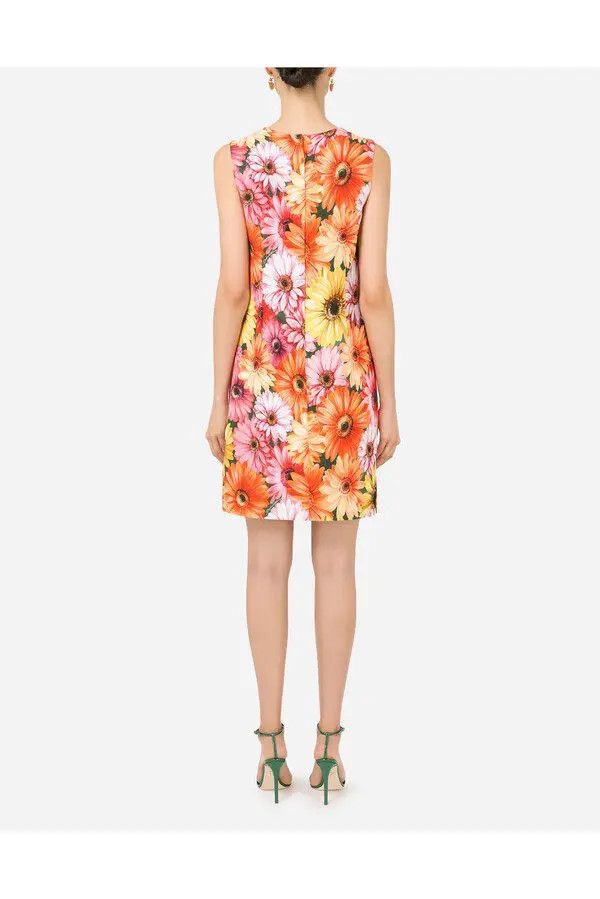 Dolce & Gabbana o1y0825 Mini Dress in Multicolor Size S / US 4 / IT 40 - 2 Thumbnail