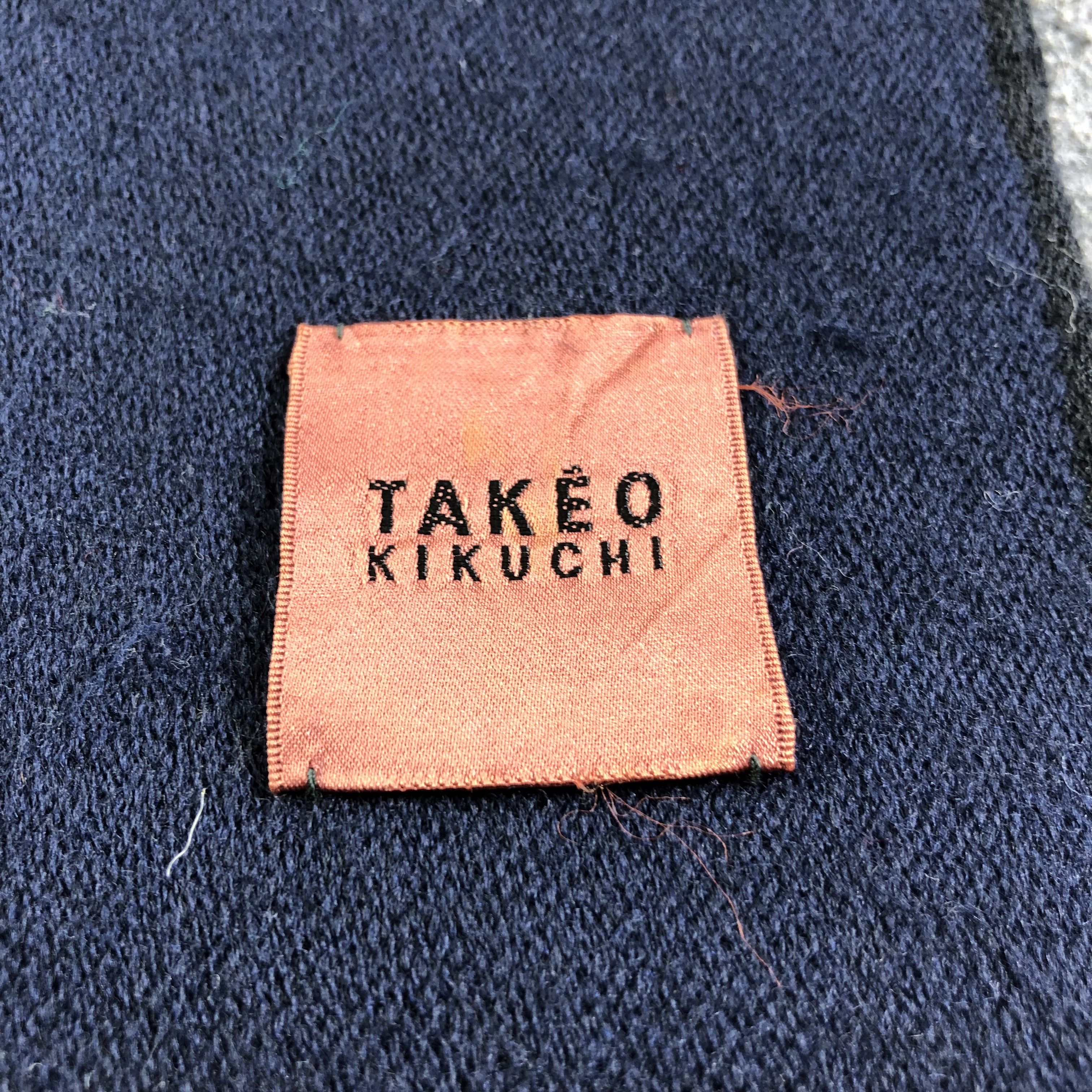 Takeo Kikuchi Takeo Kikuchi Wool Scarf Muffler V2016 Size ONE SIZE - 4 Thumbnail