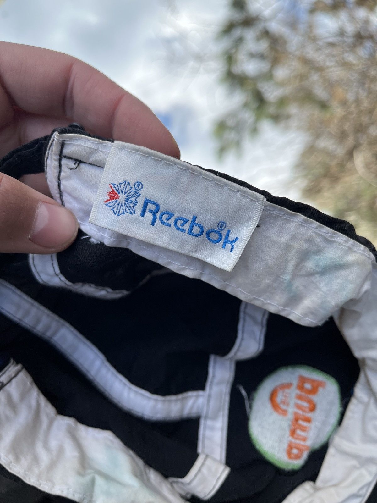 Reebok Vintage Cycling Cap Reebok Pump 90s Black Y2k Rare Racing Size ONE SIZE - 12 Thumbnail