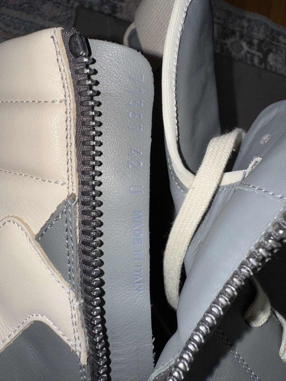 Rick Owens Rick Owens Grey concordians washed indigo Geobasket Size US 9 / EU 42 - 11 Thumbnail