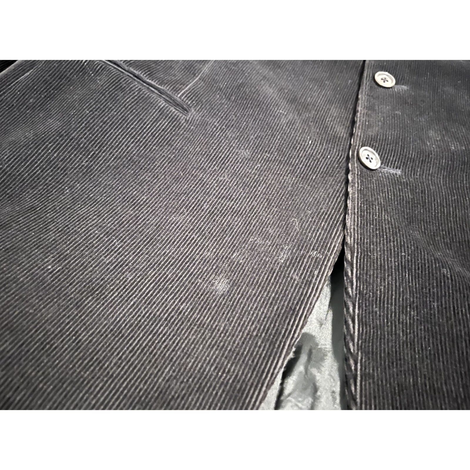Polo Ralph Lauren VINTAGE Polo Ralph Lauren Black Blazer Corduroy Jacket Sport Coat Mens Large Size US L / EU 52-54 / 3 - 6 Thumbnail