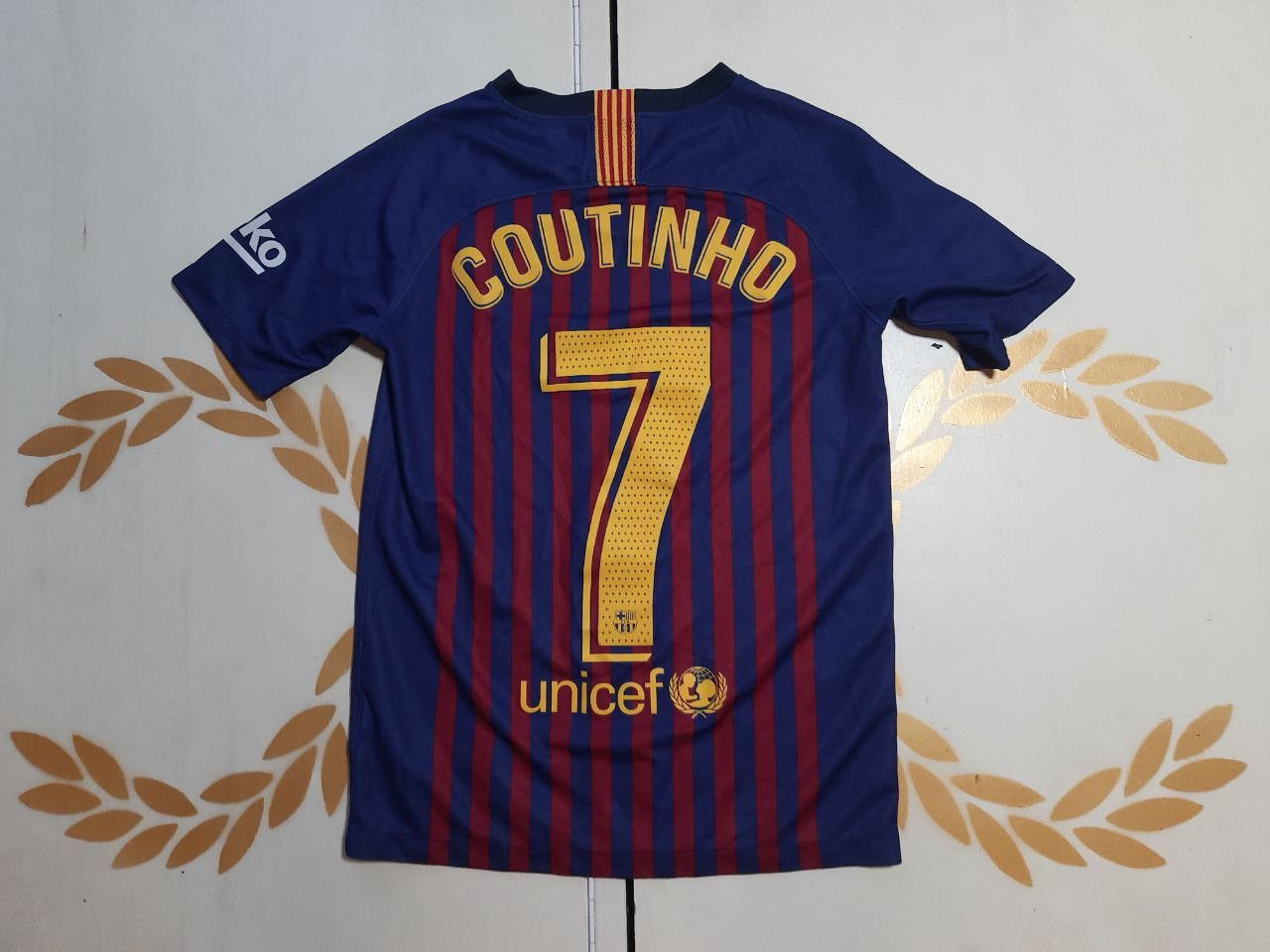 F.C. Barcelona Nike Soccer Jersey Nike Barcelona Jersey 7 Coutinho 2018 2019 kids size L Grailed