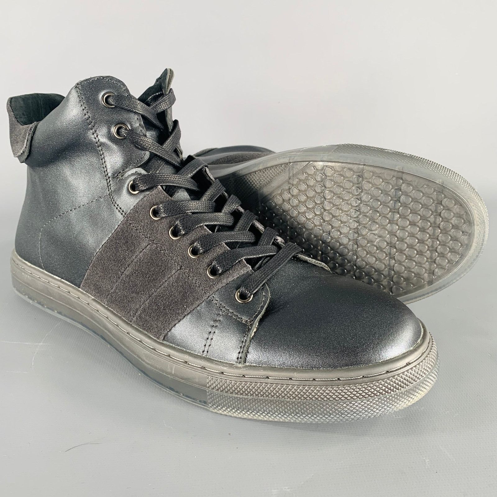 Badgley Mischka BADGLEY MISCHKA Size 10 Teddy Black Leather Sneakers Size US 10 / EU 43 - 5 Thumbnail