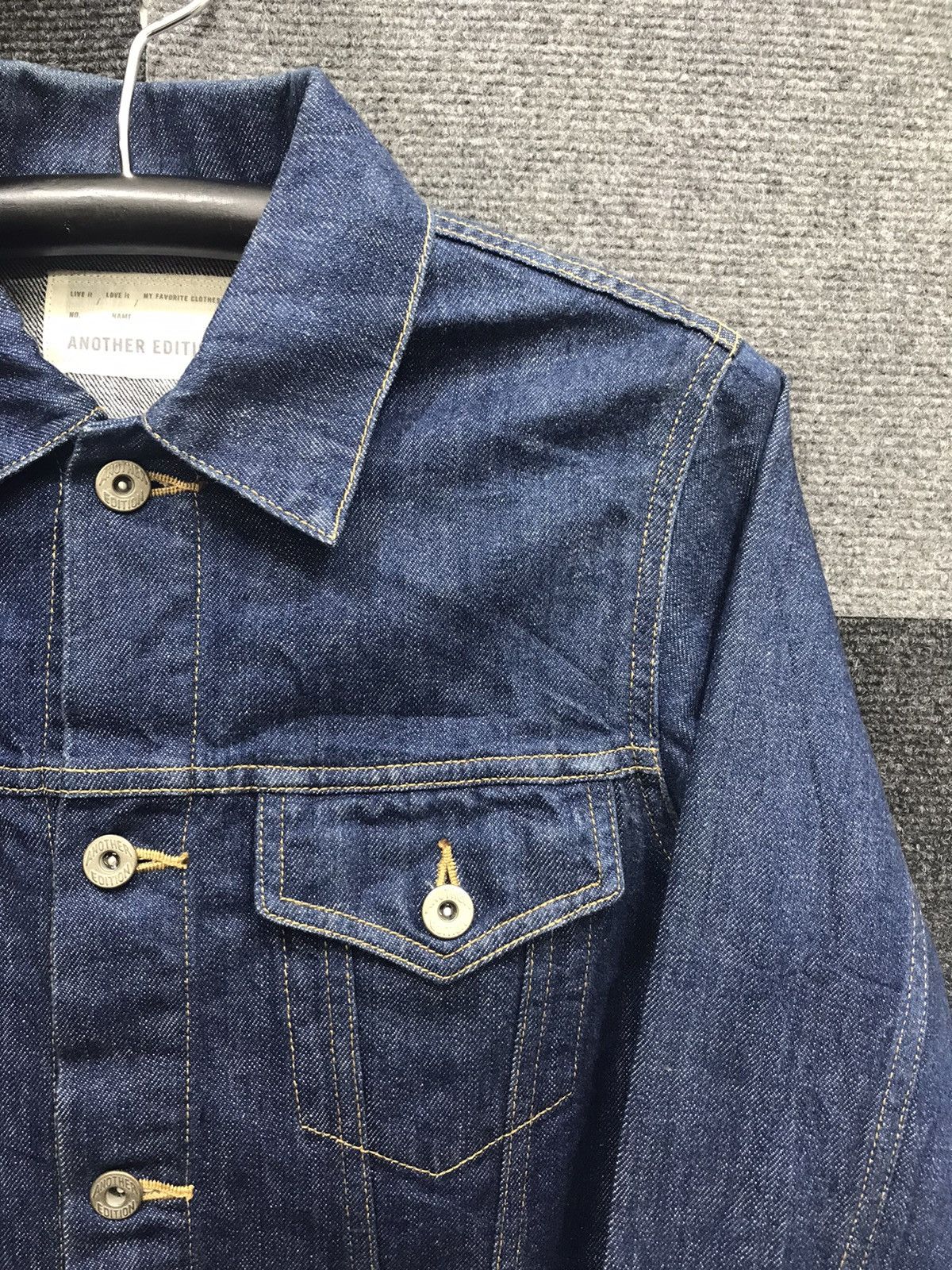 Japanese Brand ANOTHER EDITION Japan Slim Fit Trucker Jeans Size S / US 4 / IT 40 - 6 Thumbnail