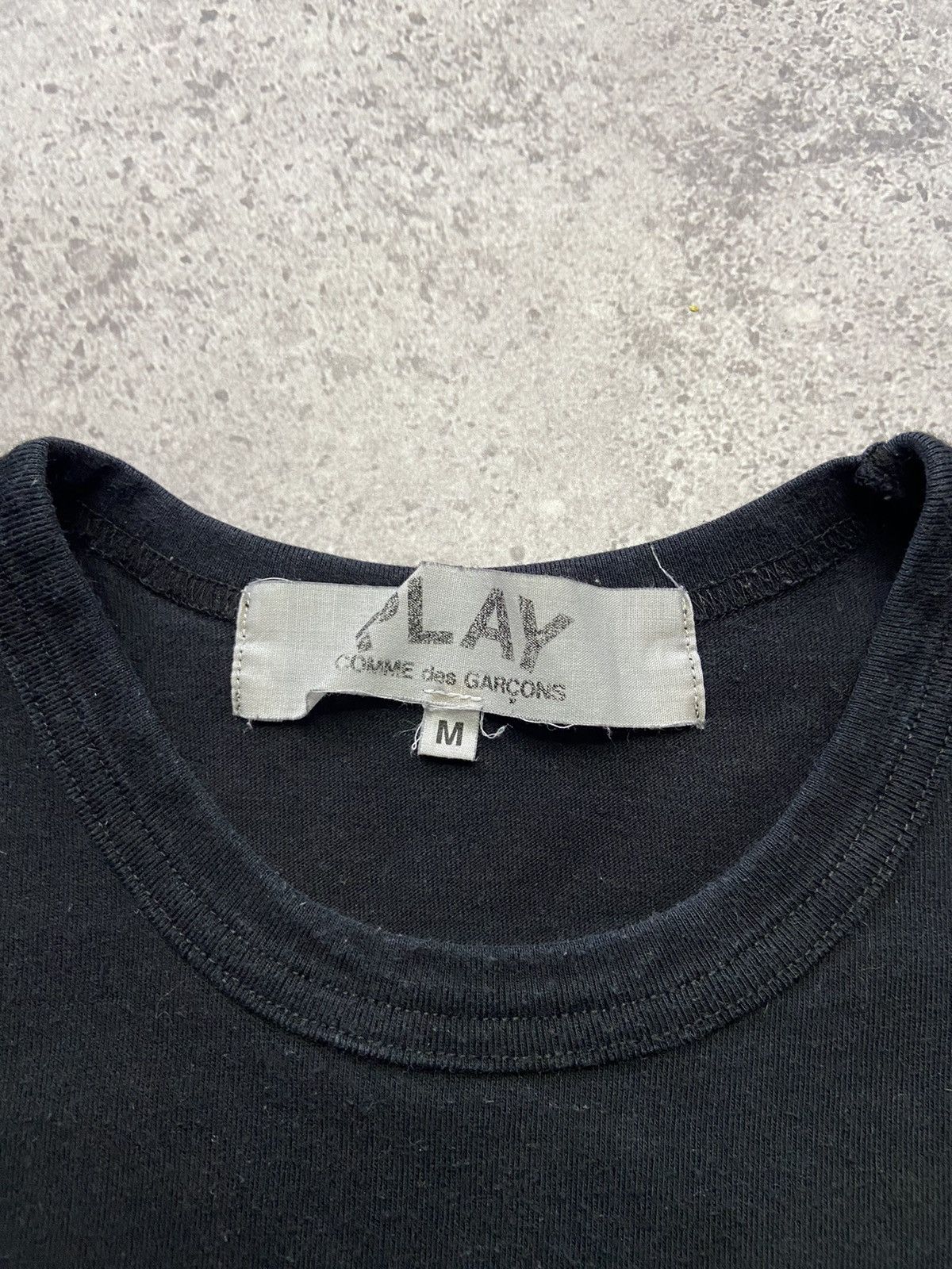 Comme des Garcons PLAY Comme Des Garcons Play Black Tee Size US M / EU 48-50 / 2 - 3 Thumbnail