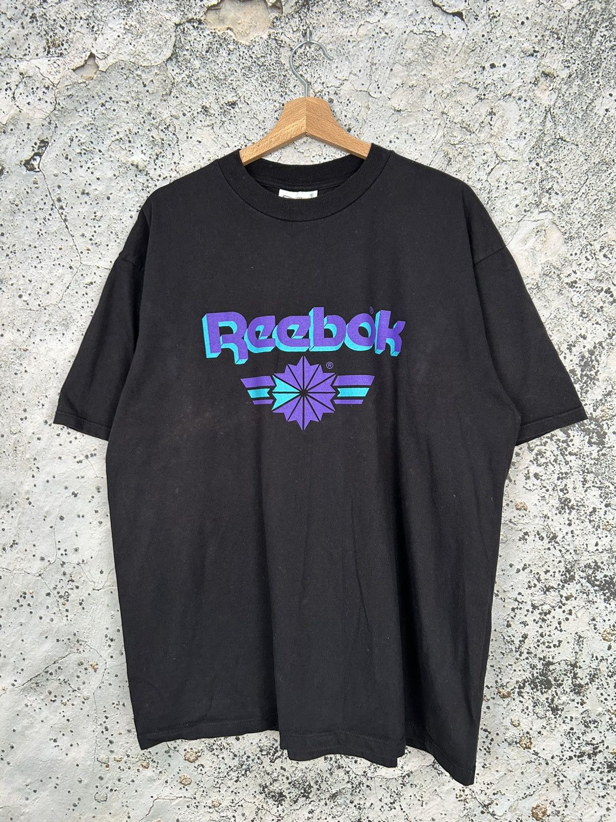 Reebok Vintage Reebok 90s Boxy Baggy Tee Skate Streetwear Sport Size US XL / EU 56 / 4 - 1 Thumbnail