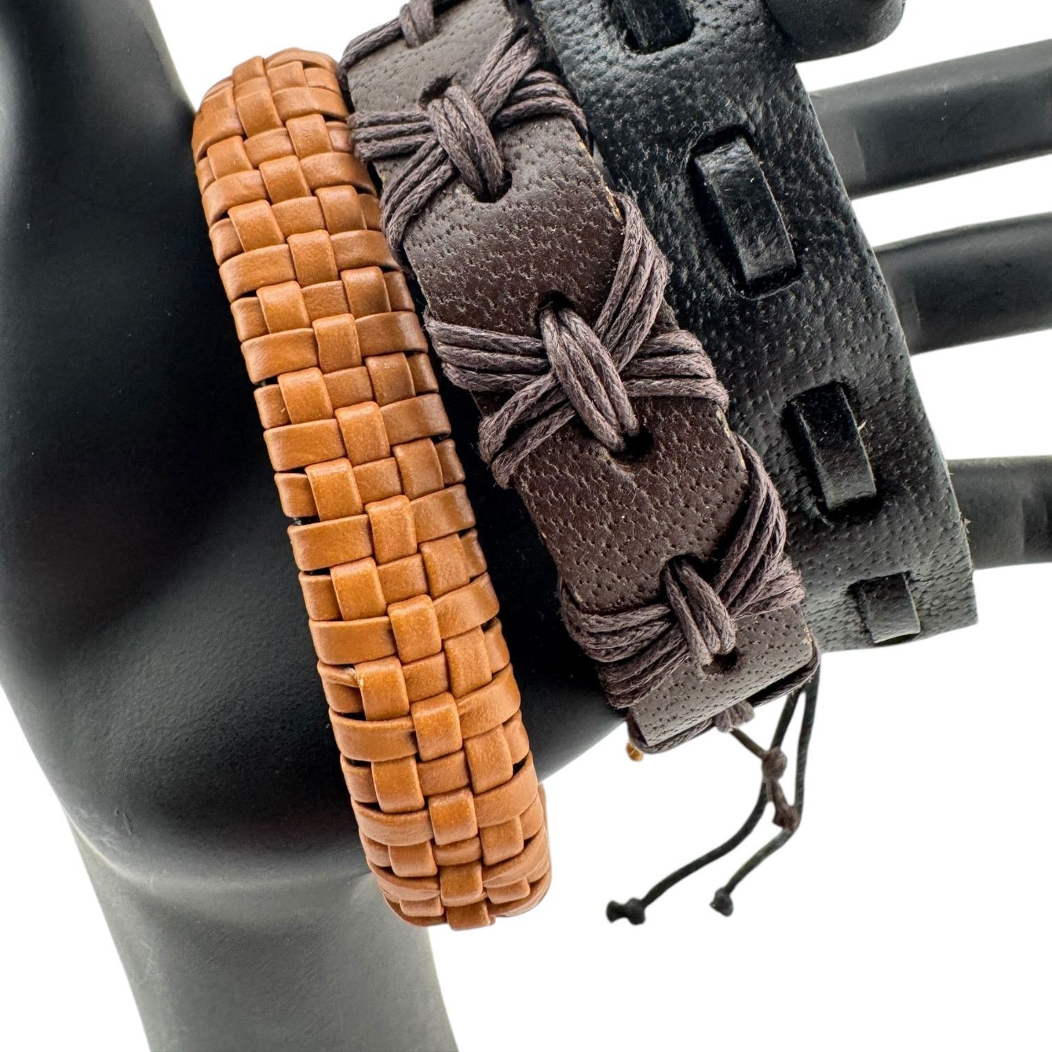 Other Leather Cuff Trio Boho Markets Mosh Pits & Naptime Rebellion Size ONE SIZE - 1 Thumbnail
