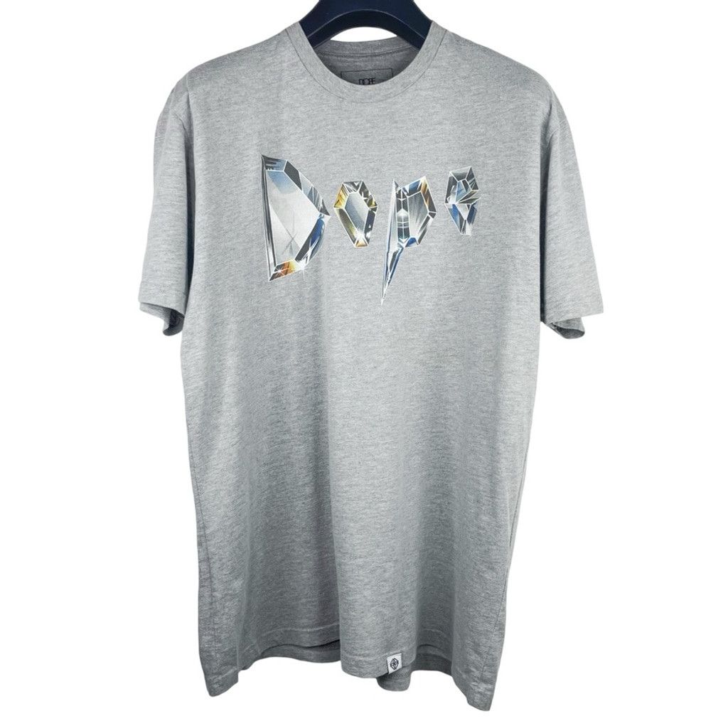 Other DOPE COUTURE Men’s Grey T shirt w Crystal DOPE Logo Size XL Size US XL / EU 56 / 4 - 1 Thumbnail