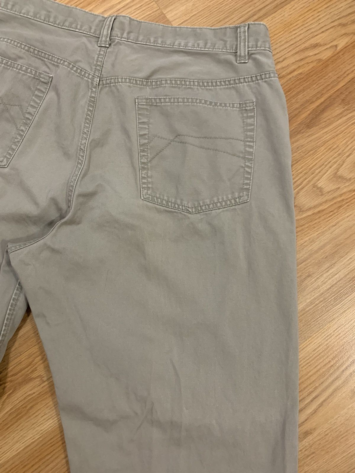 Van Heusen × Vintage 36x29 - Van Heusen 5-Pocket Flat Front Baggy Fit Faded Jean Size US 36 / EU 52 - 14 Thumbnail