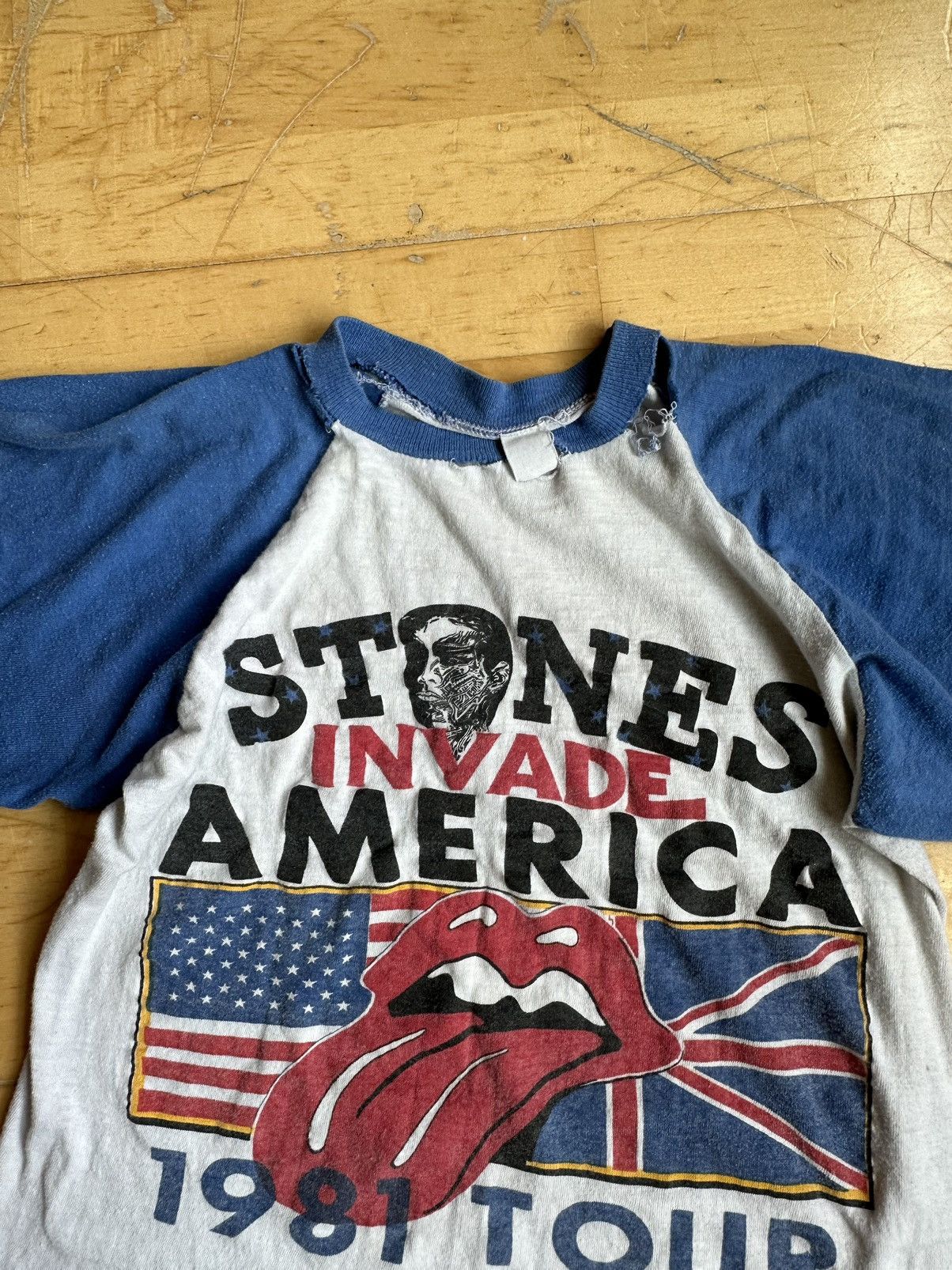 Band Tees × Vintage 1981 Rolling Stones “Tattoo You” Tour T-Shirt Size US S / EU 44-46 / 1 - 3 Thumbnail
