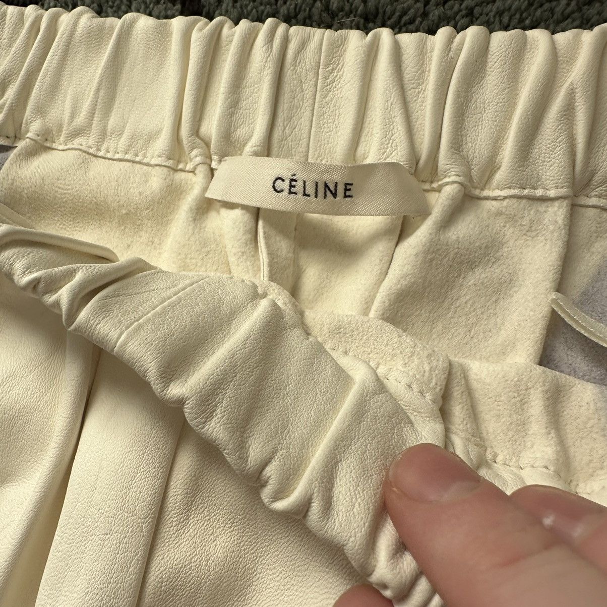 Celine × Phoebe Philo Celine Philo Era Old Celine Fall 2018 Leather Pants Size 26" / US 2 / IT 38 - 5 Thumbnail