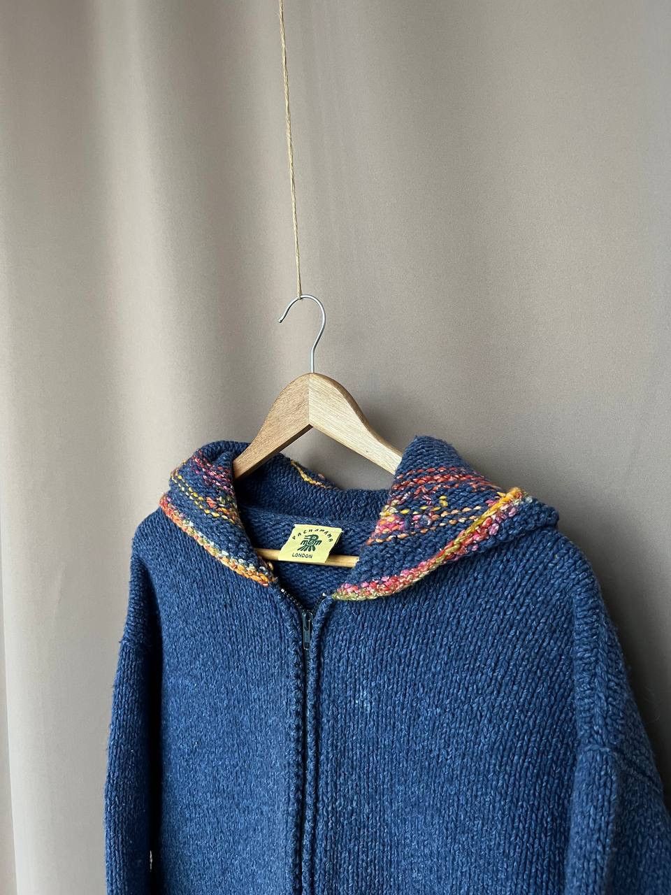 Other Pachamama Wool Handknit Cardigan Sweater Womens Size XL Size XL / US 12-14 / IT 48-50 - 4 Thumbnail