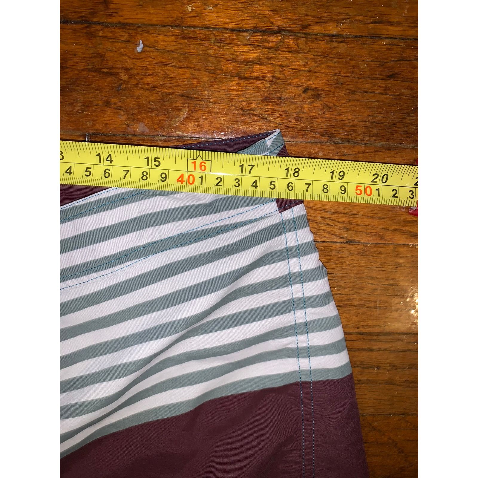 Patagonia Patagonia Wavefarer Board Shorts 38 Striped Nylon Swim Trunk Size US 38 / EU 54 - 5 Thumbnail
