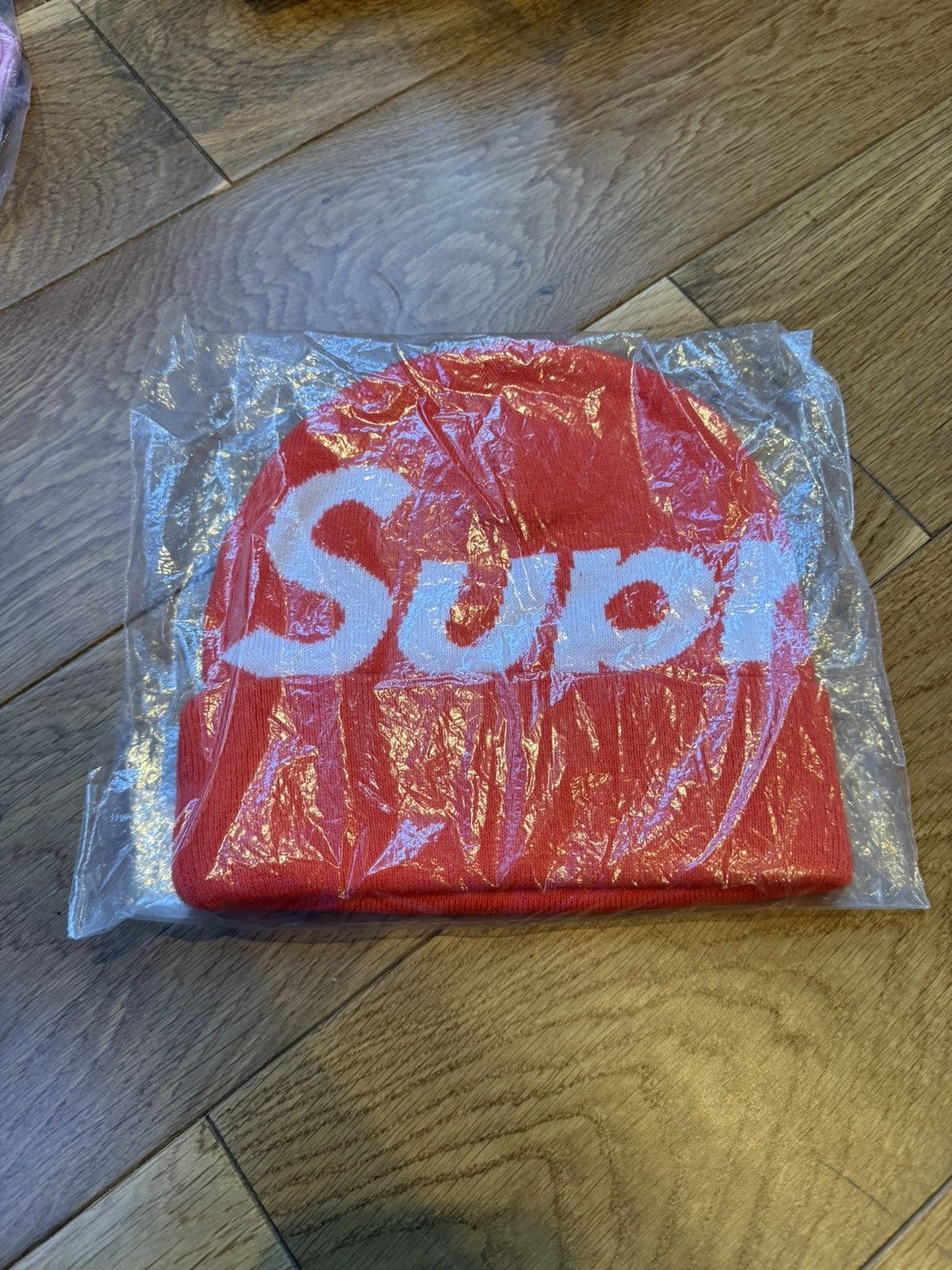 Supreme Supreme Big Logo Beanie FW22 Orange Size ONE SIZE - 1 Thumbnail