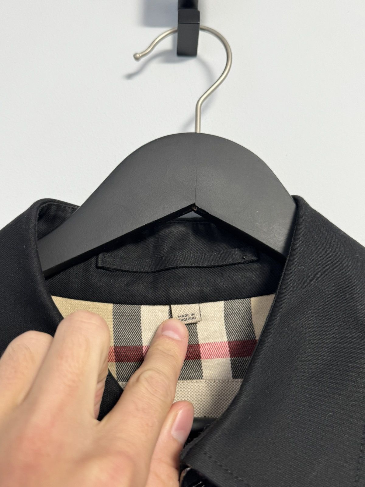 Burberry Burberry Trench Coat Luxury Monogram Black Nova Check Size US L / EU 52-54 / 3 - 11 Thumbnail