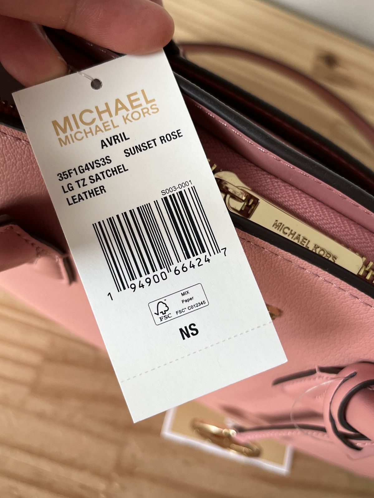 Michael Kors Michael Kors Avril Large TZ Satchel Size ONE SIZE - 7 Thumbnail