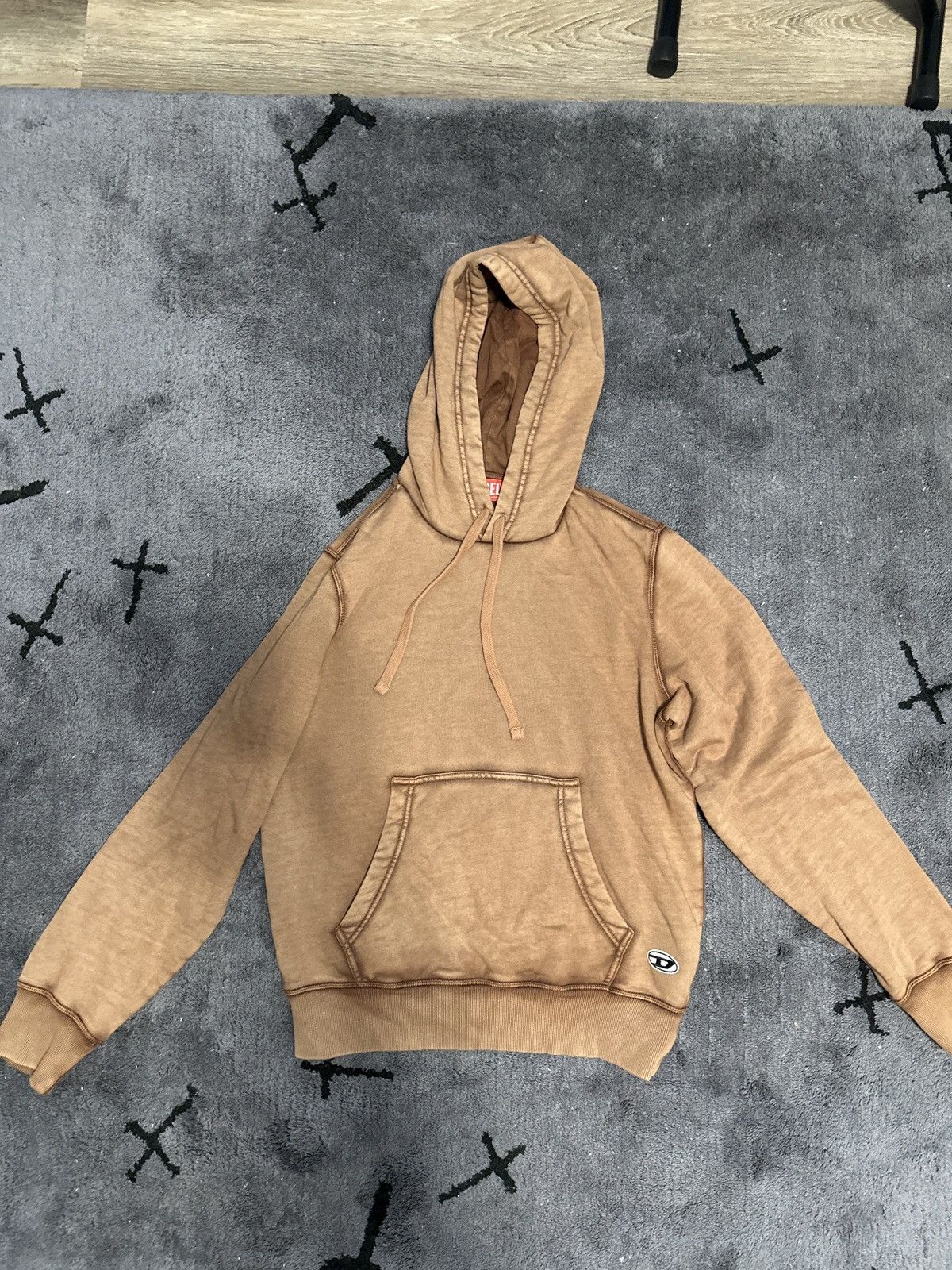 Diesel Brown Diesel Hoodie Size US S / EU 44-46 / 1 - 5 Thumbnail