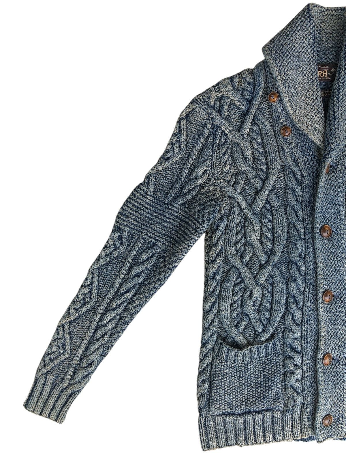 RRL Ralph Lauren RRL Ralph Lauren Hand Knit Cardigan Size US S / EU 44-46 / 1 - 3 Thumbnail